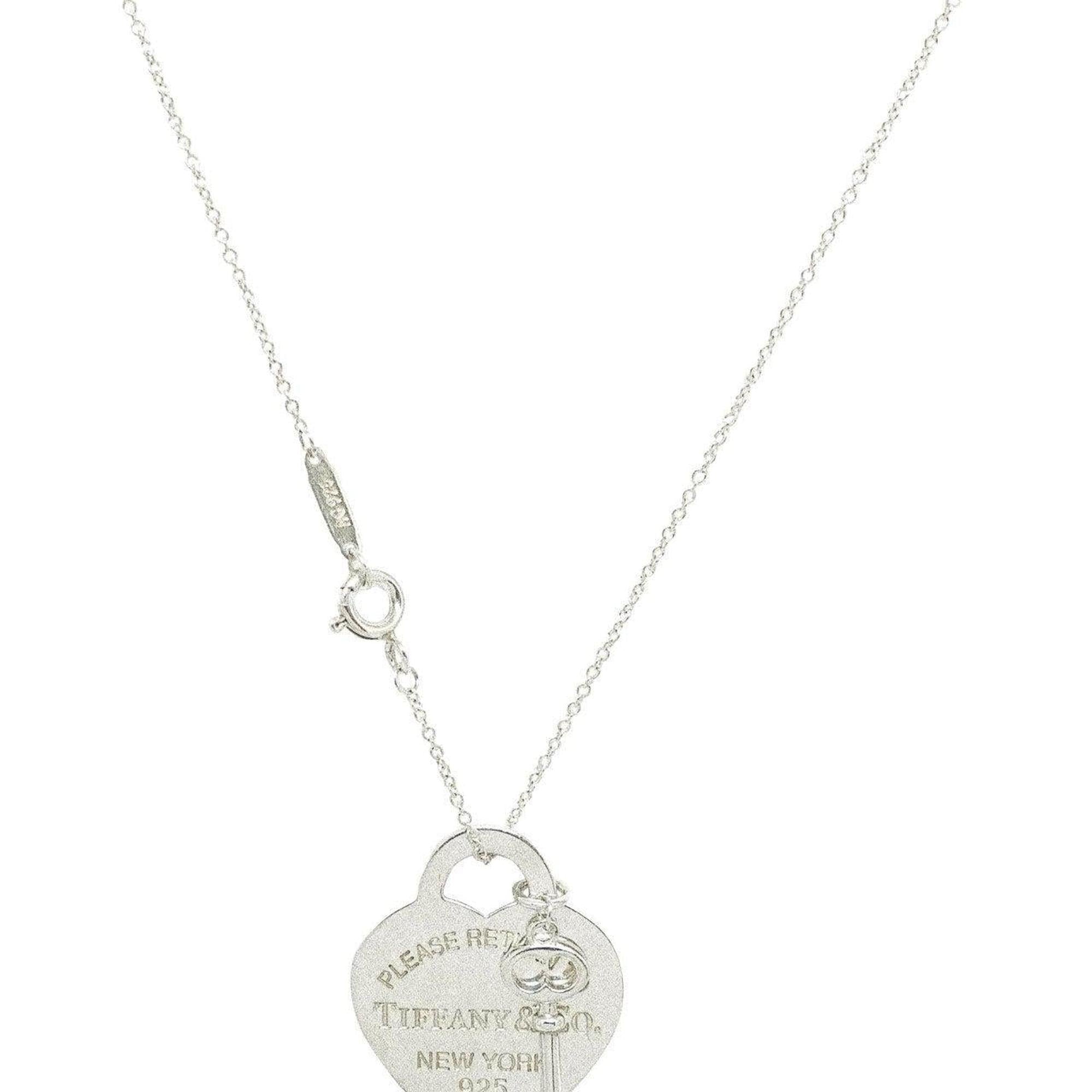 Tiffany & Co. Return to Tiffany Heart Tag with Key Pendant Necklace