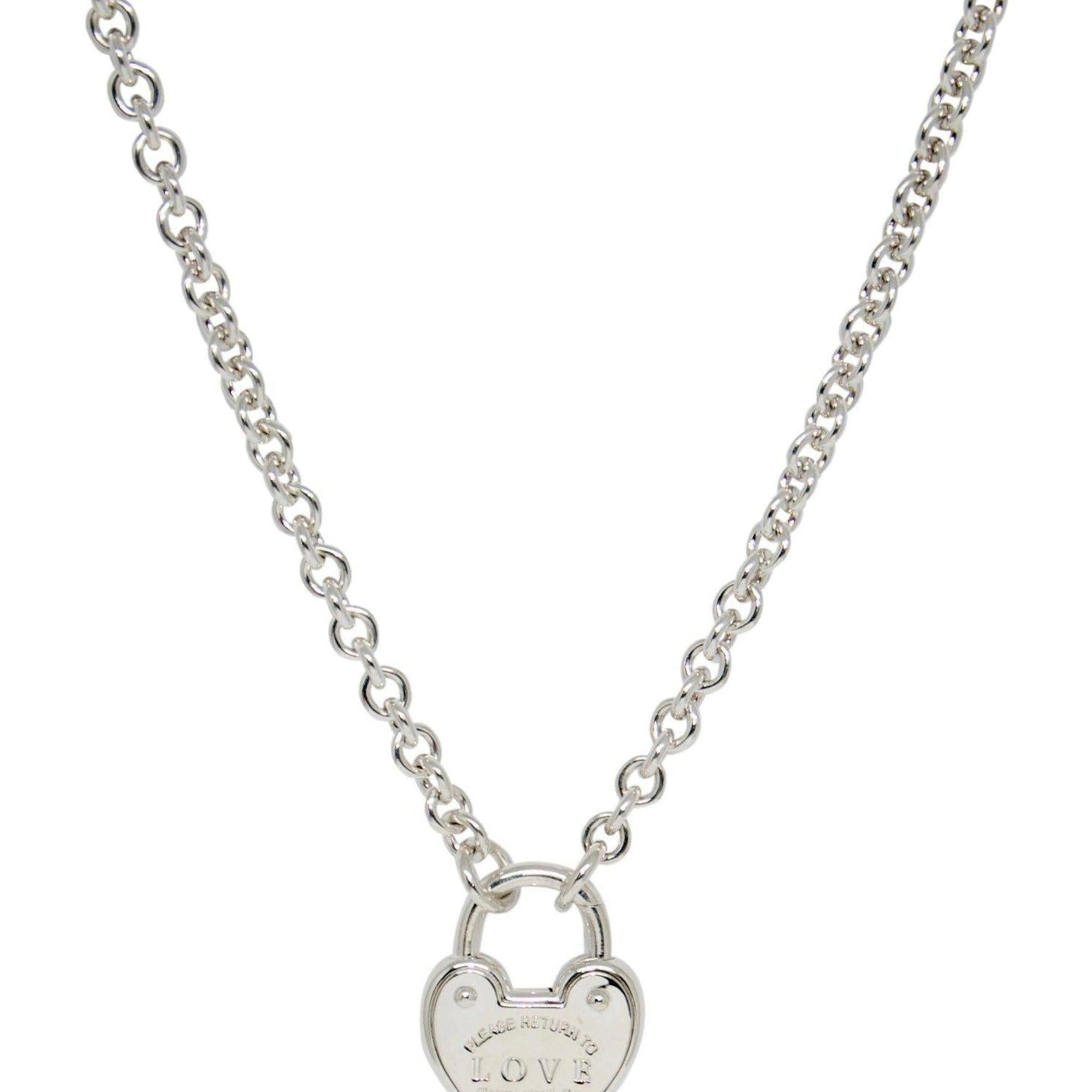 Tiffany Return to Tiffany Love Lock Heart Necklace – Oliver
