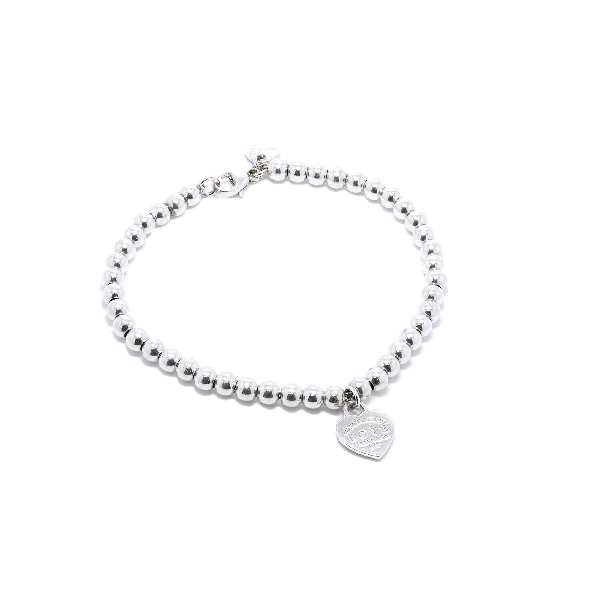 Tiffany & Co. Return to Tiffany Love Tiffany Heart Tag Bead Bracelet