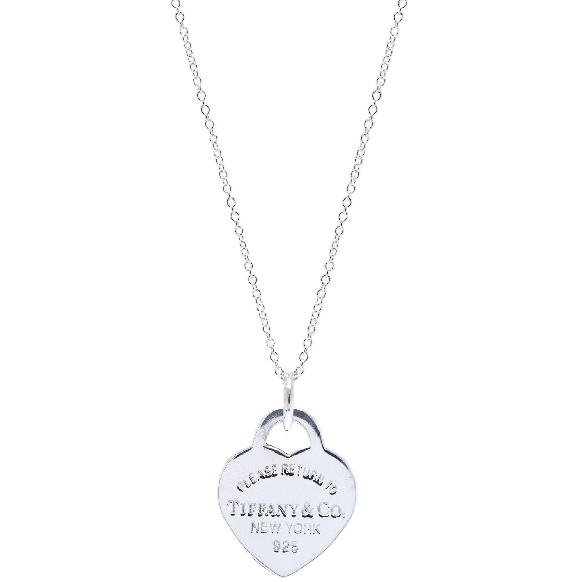 Tiffany & Co. Return to Tiffany Medium Heart Tag Pendant Necklace