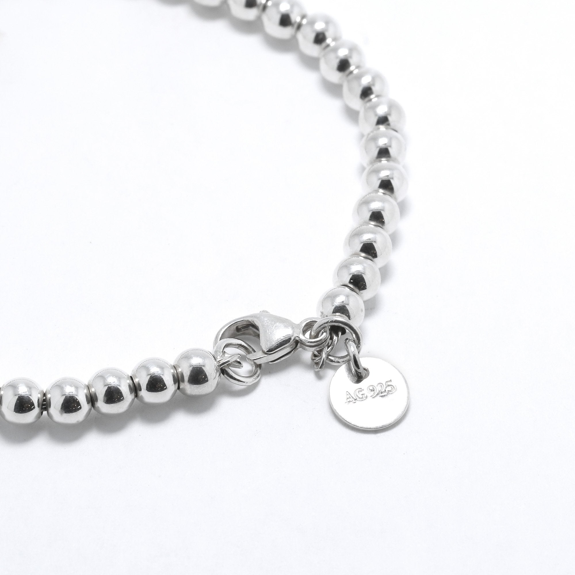 Tiffany Return to Tiffany Mini Heart Tag Bead Bracelet with