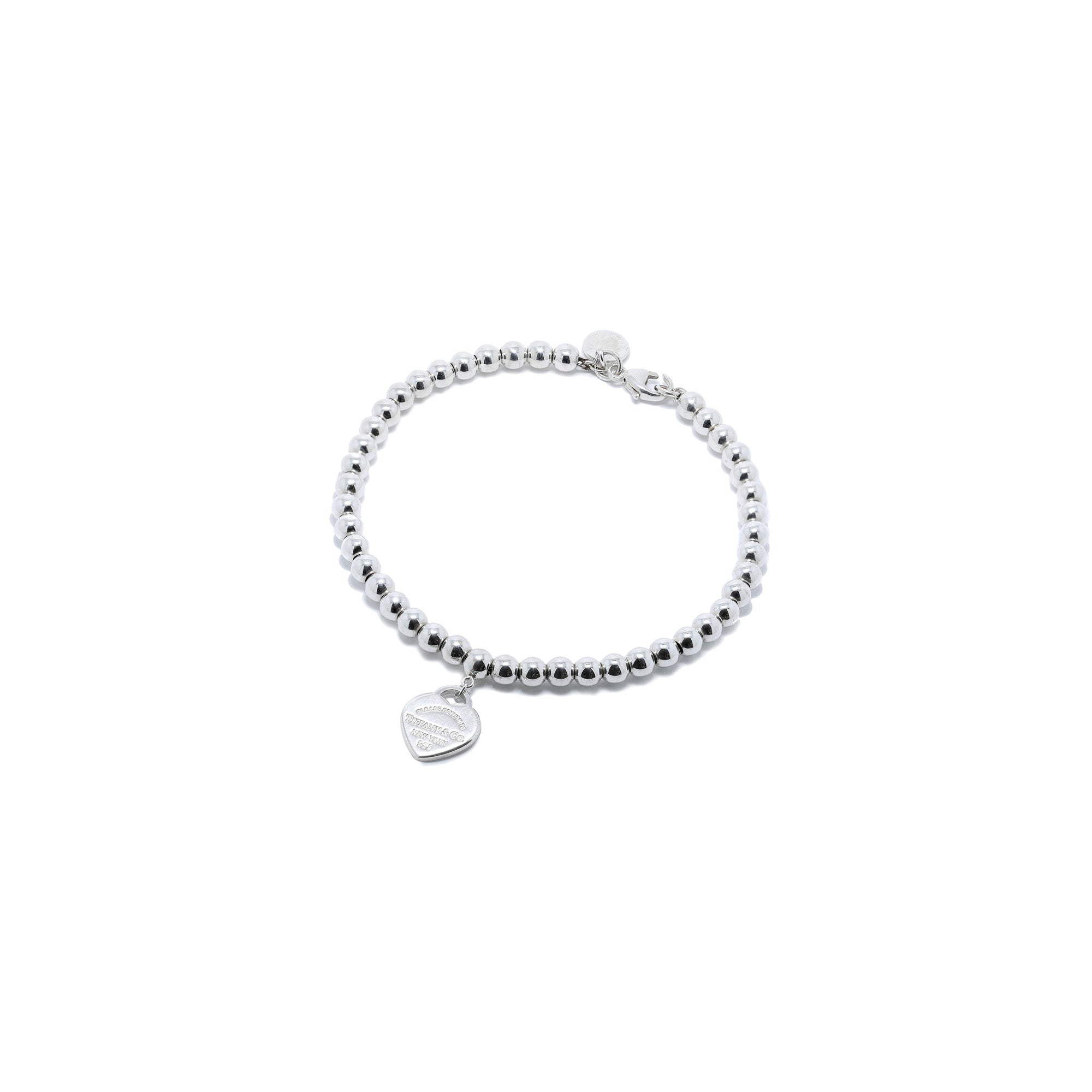 Tiffany & Co. Return to Tiffany Mini Heart Tag Bead Bracelet