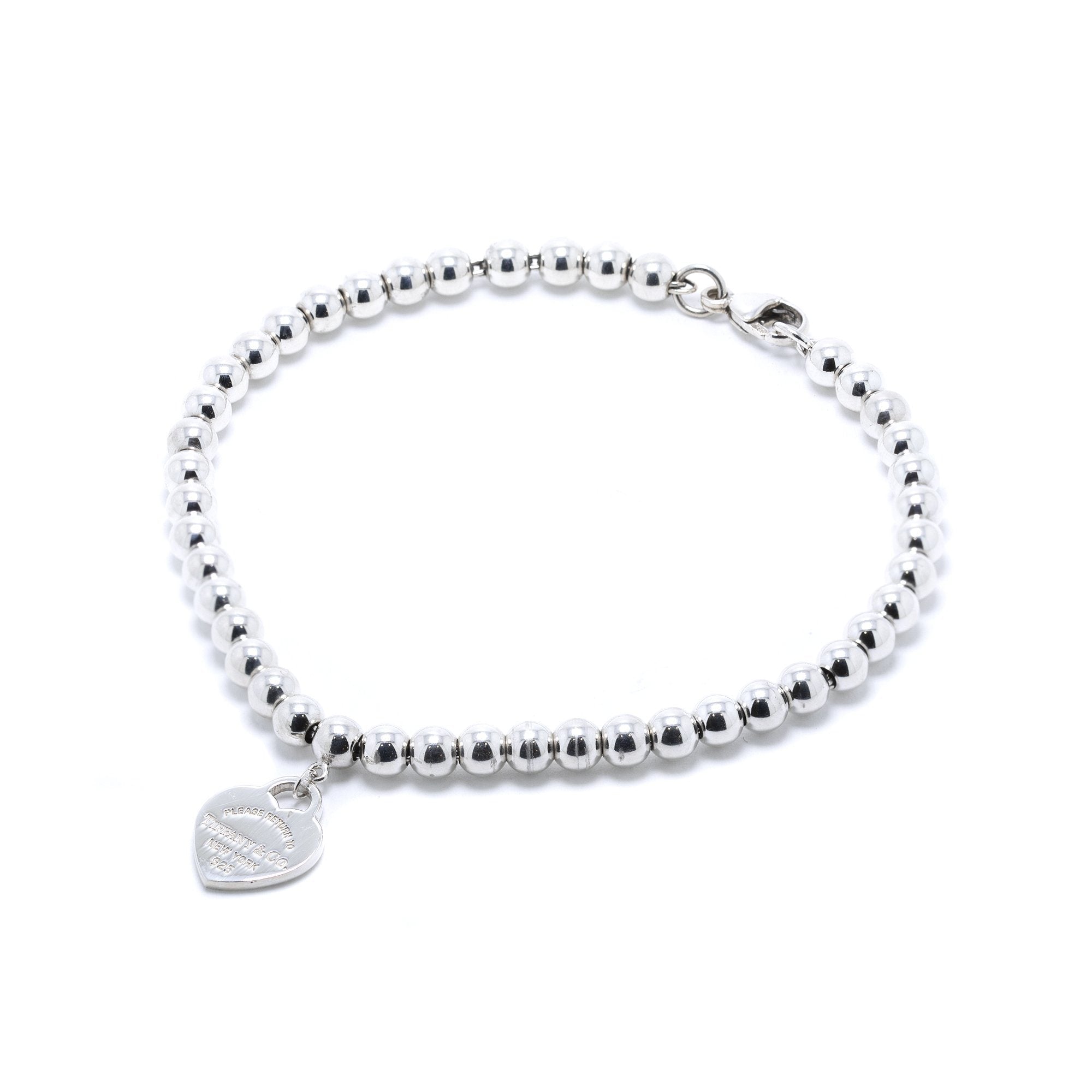 Tiffany & Co. Return to Tiffany Mini Heart Tag Bead Bracelet