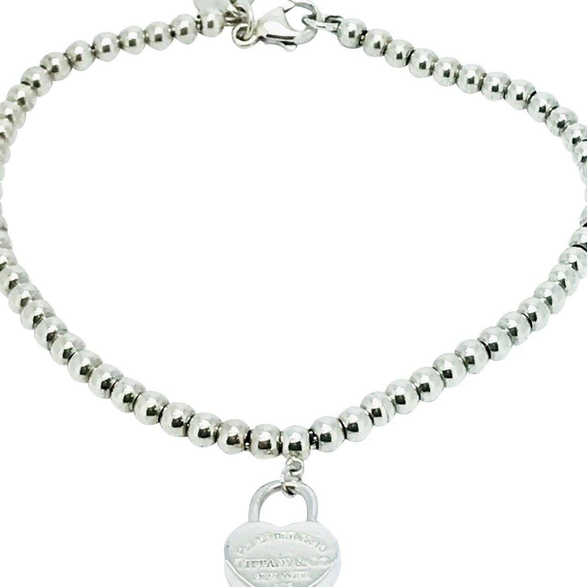 Tiffany & Co. Return to Tiffany Mini Heart Tag Bead Bracelet