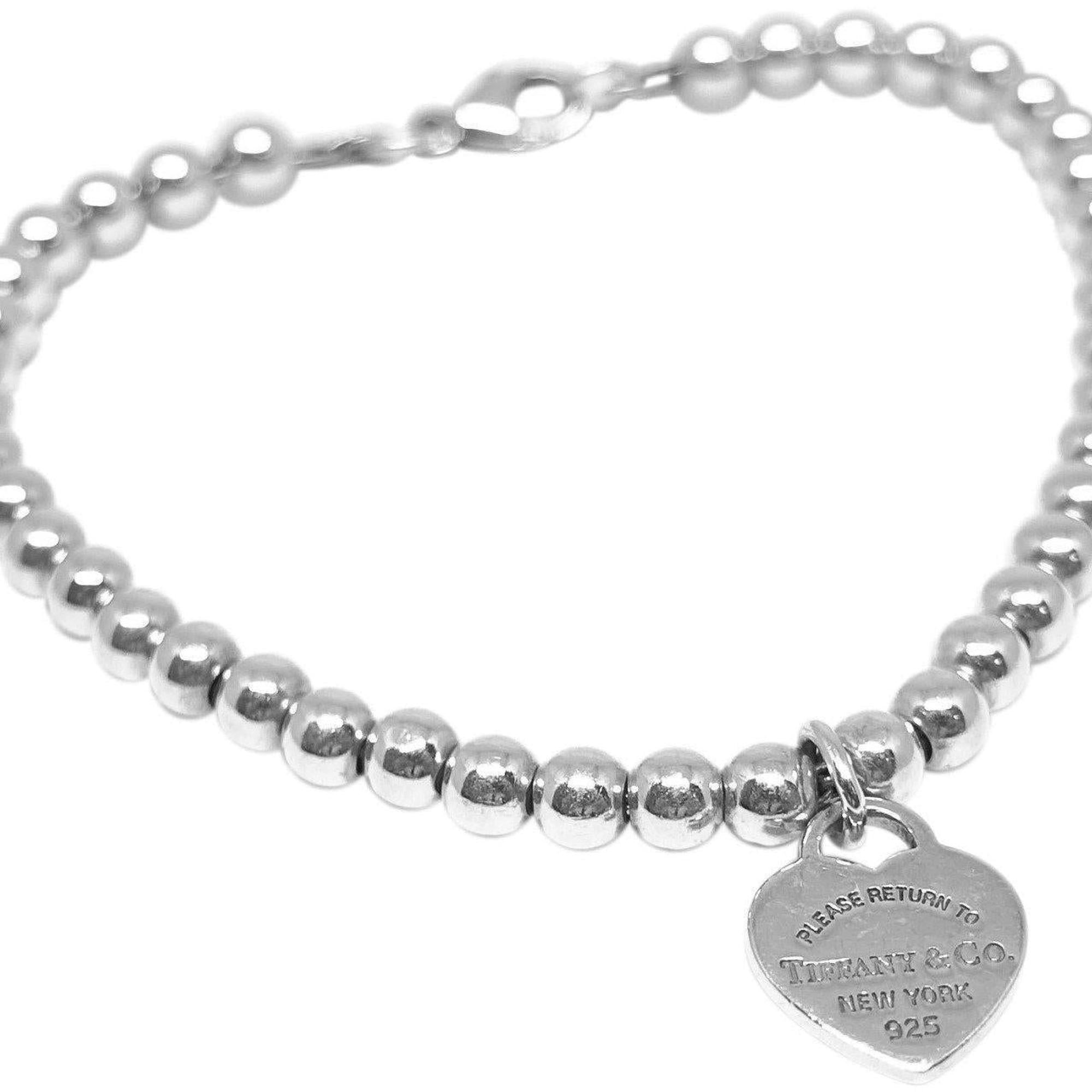 Tiffany & Co. Return to Tiffany Mini Heart Tag Bead Bracelet