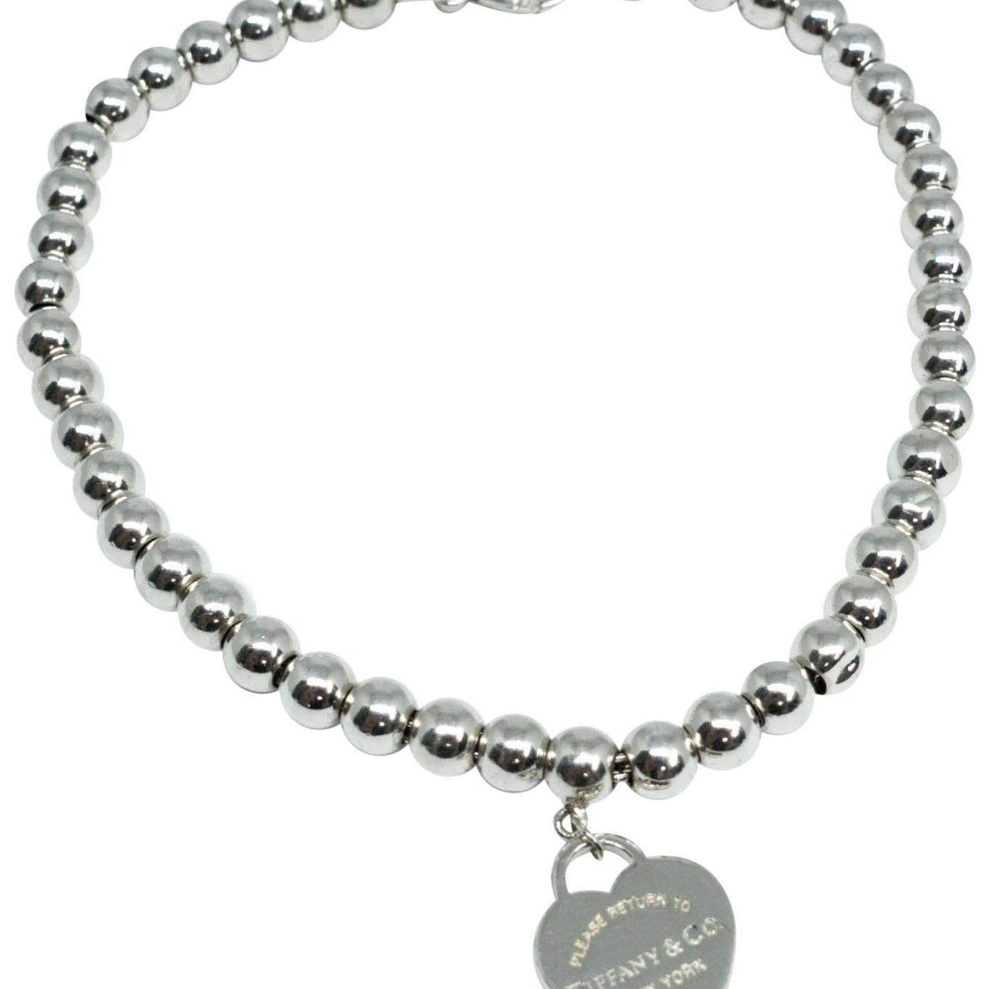 Tiffany & Co. Return to Tiffany Mini Heart Tag Bead Bracelet