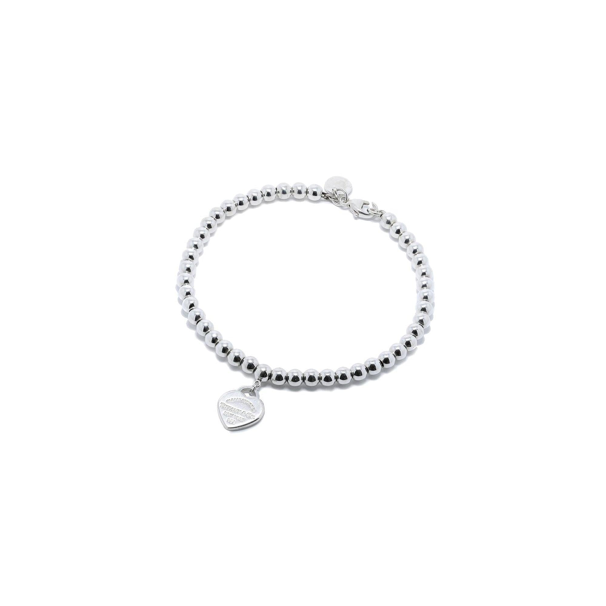 Tiffany & Co. Return to Tiffany Mini Heart Tag Bead Bracelet