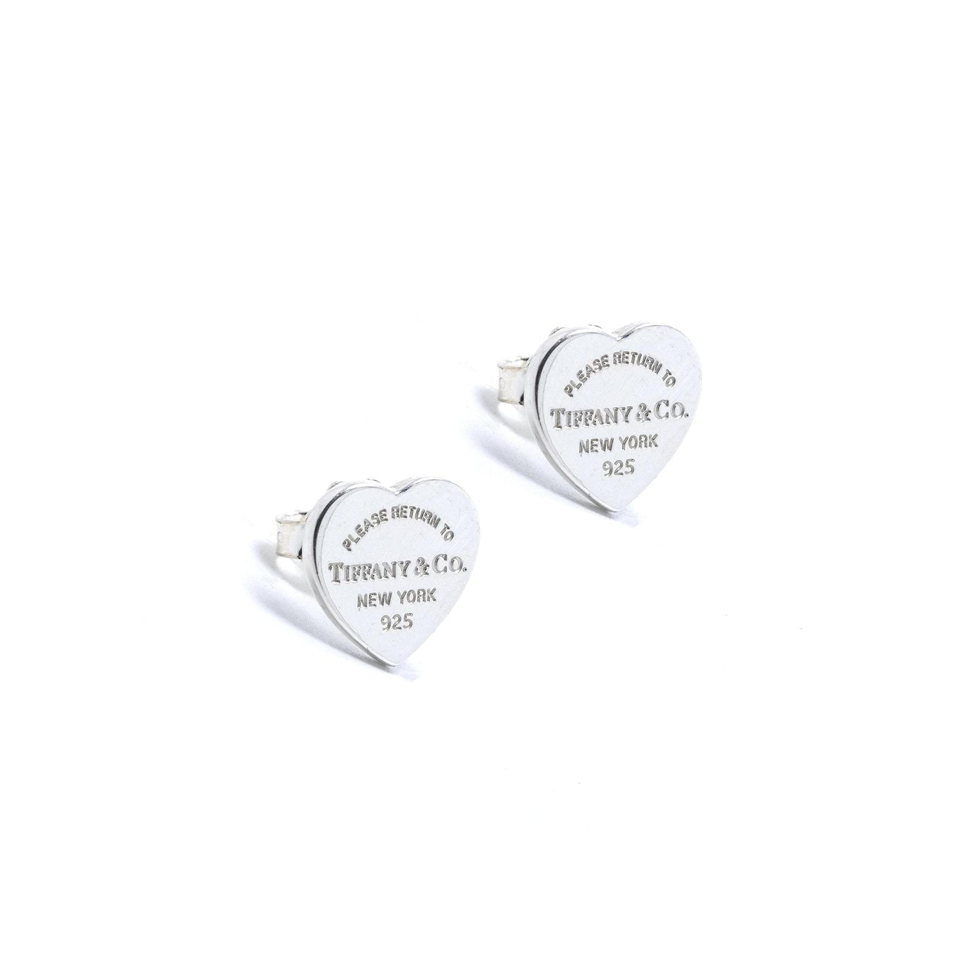 Tiffany & Co. Return to Tiffany Mini Heart Tag Earrings