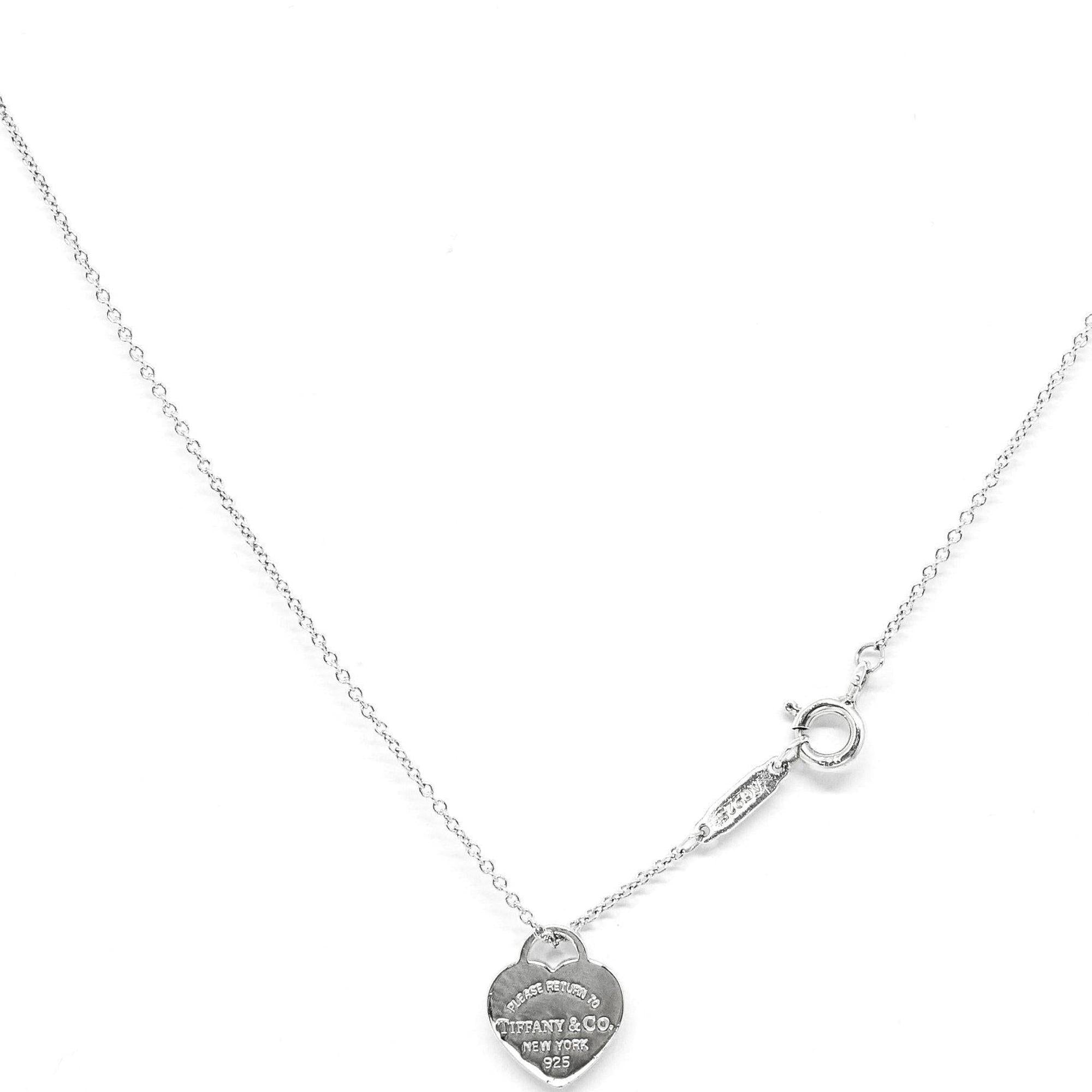 Tiffany & Co. Return to Tiffany Mini Heart Tag Pendant Necklace
