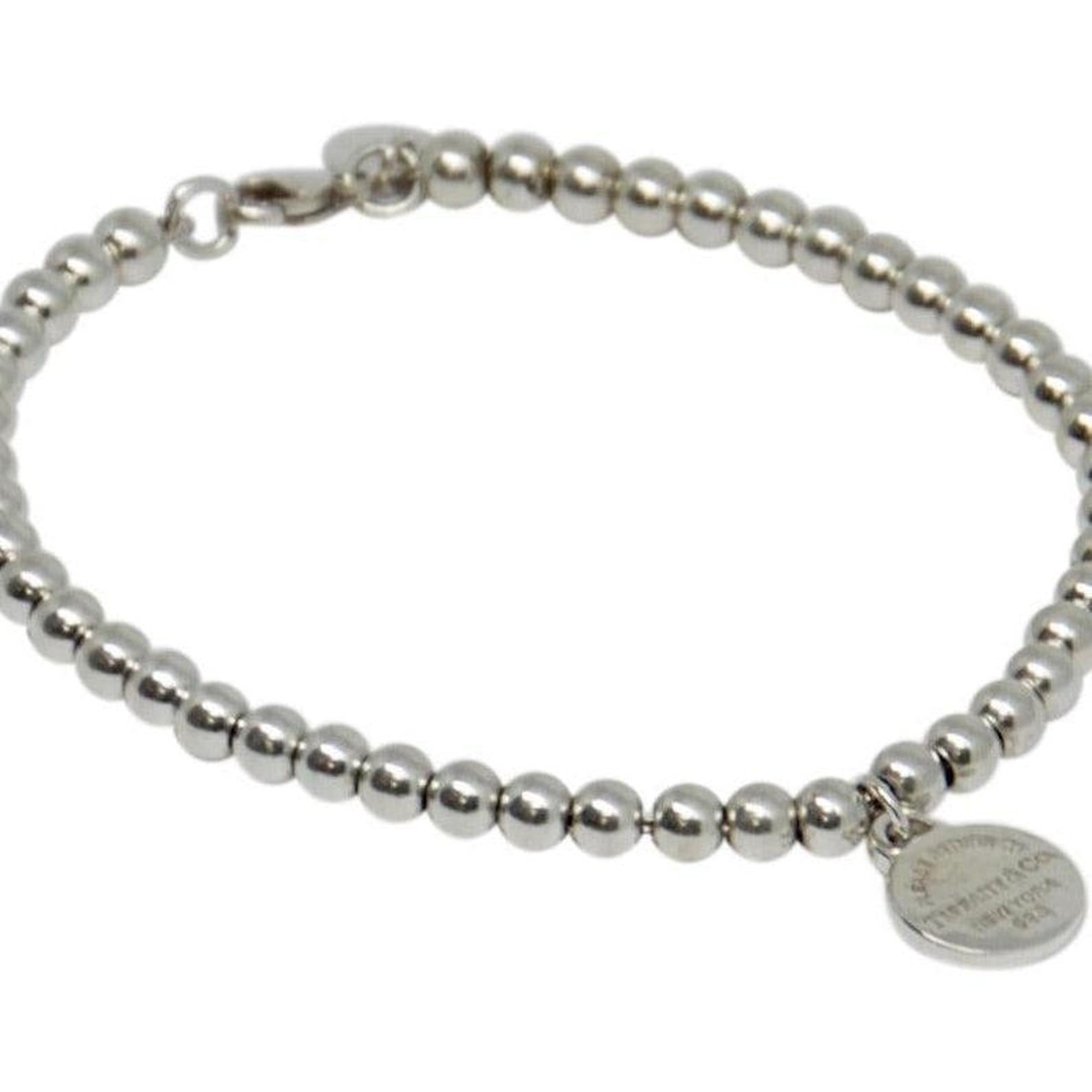 Tiffany & Co. Return to Tiffany Mini Round Heart Charm Bead Bracelet