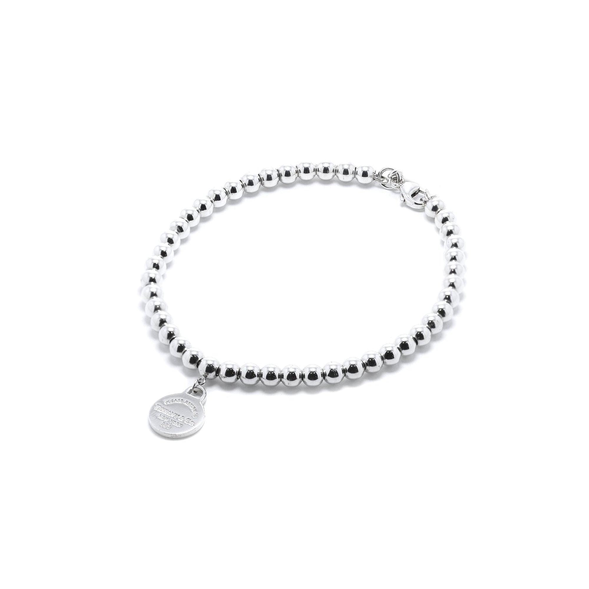 Tiffany & Co. Return to Tiffany Mini Round Tag Bead Bracelet