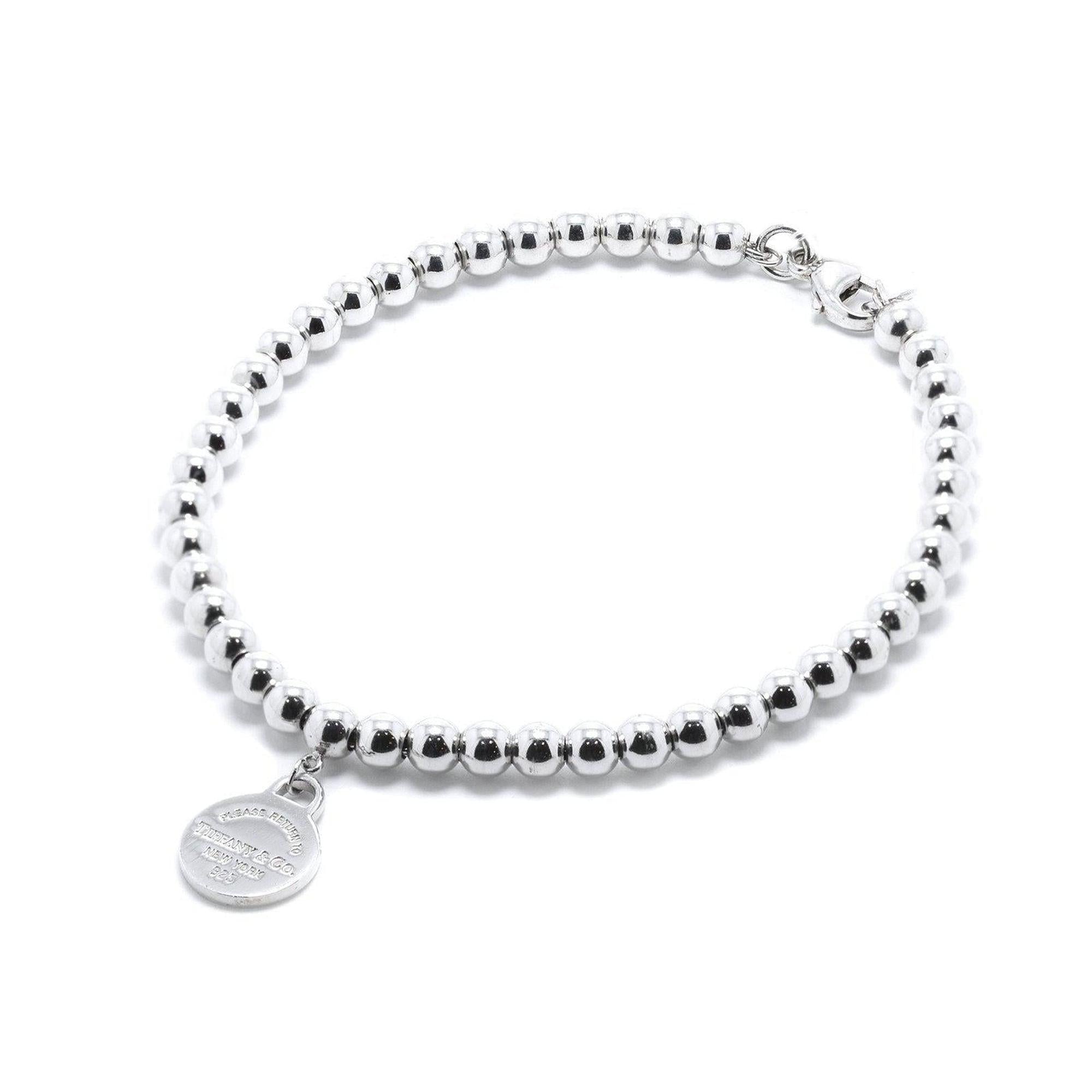 Tiffany & Co. Return to Tiffany Mini Round Tag Bead Bracelet