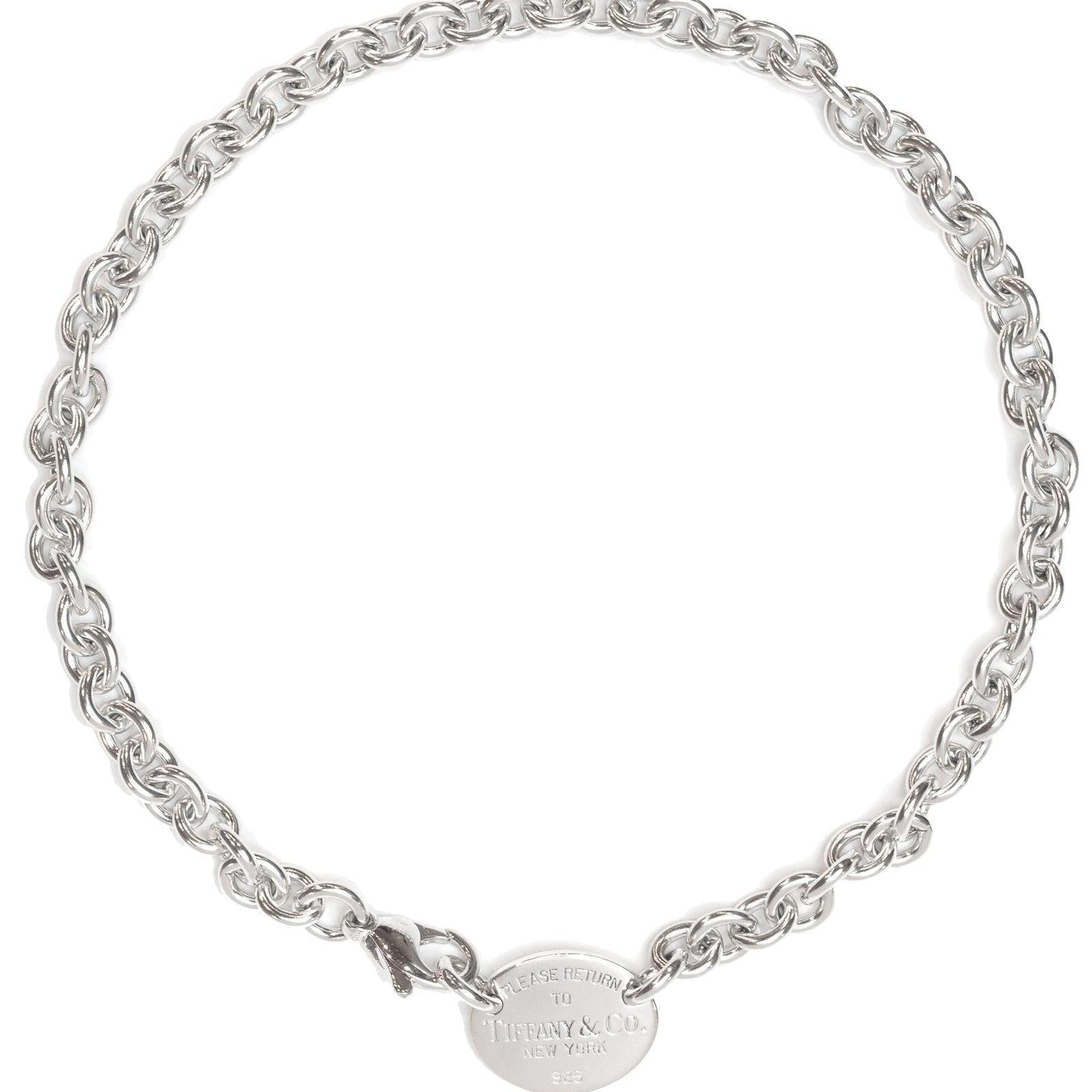 Tiffany & Co. Return to Tiffany Oval Tag Choker