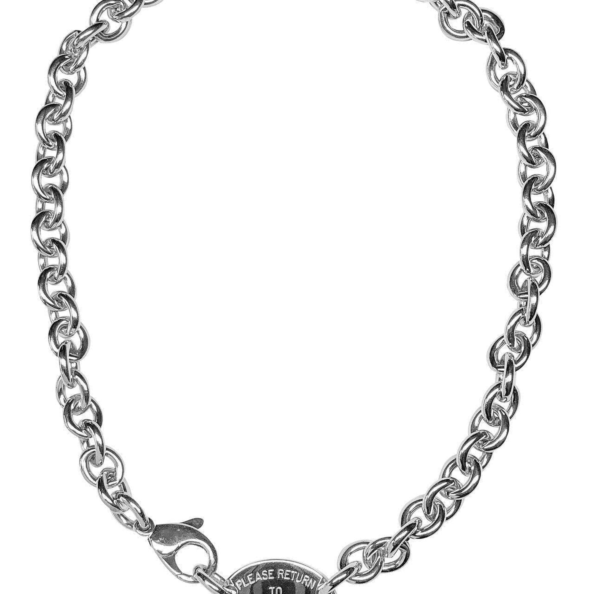 Tiffany & Co. Return to Tiffany Oval Tag Choker