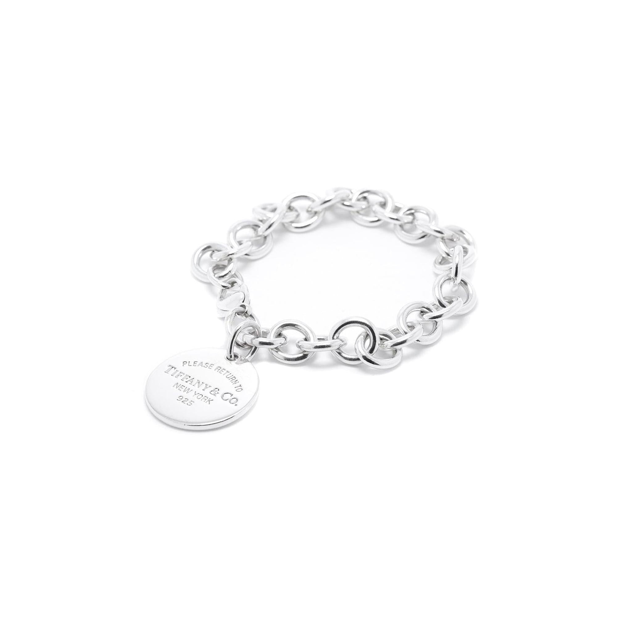 Tiffany & Co. Return to Tiffany Round Tag Charm Bracelet