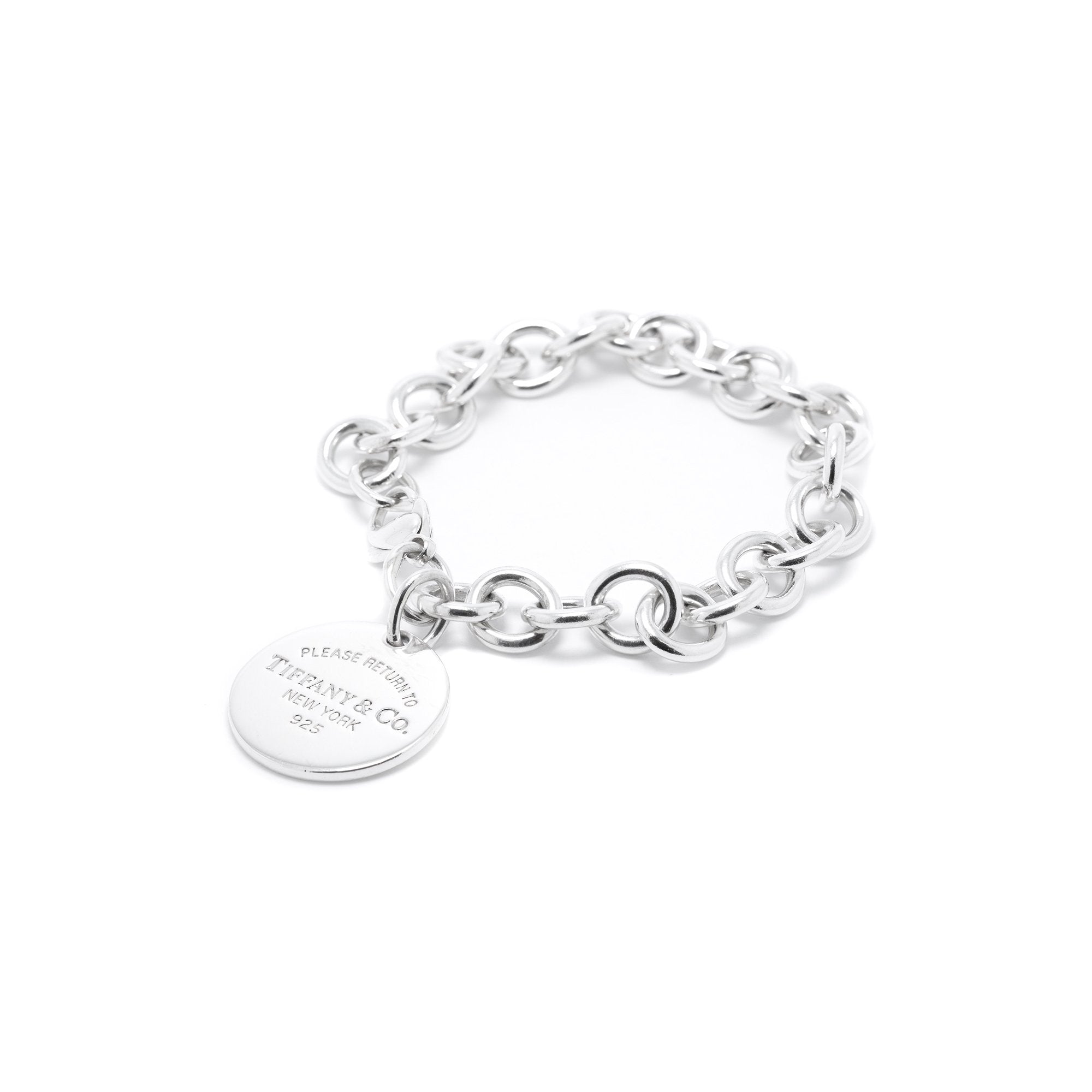 Tiffany & Co. Return to Tiffany Round Tag Charm Bracelet