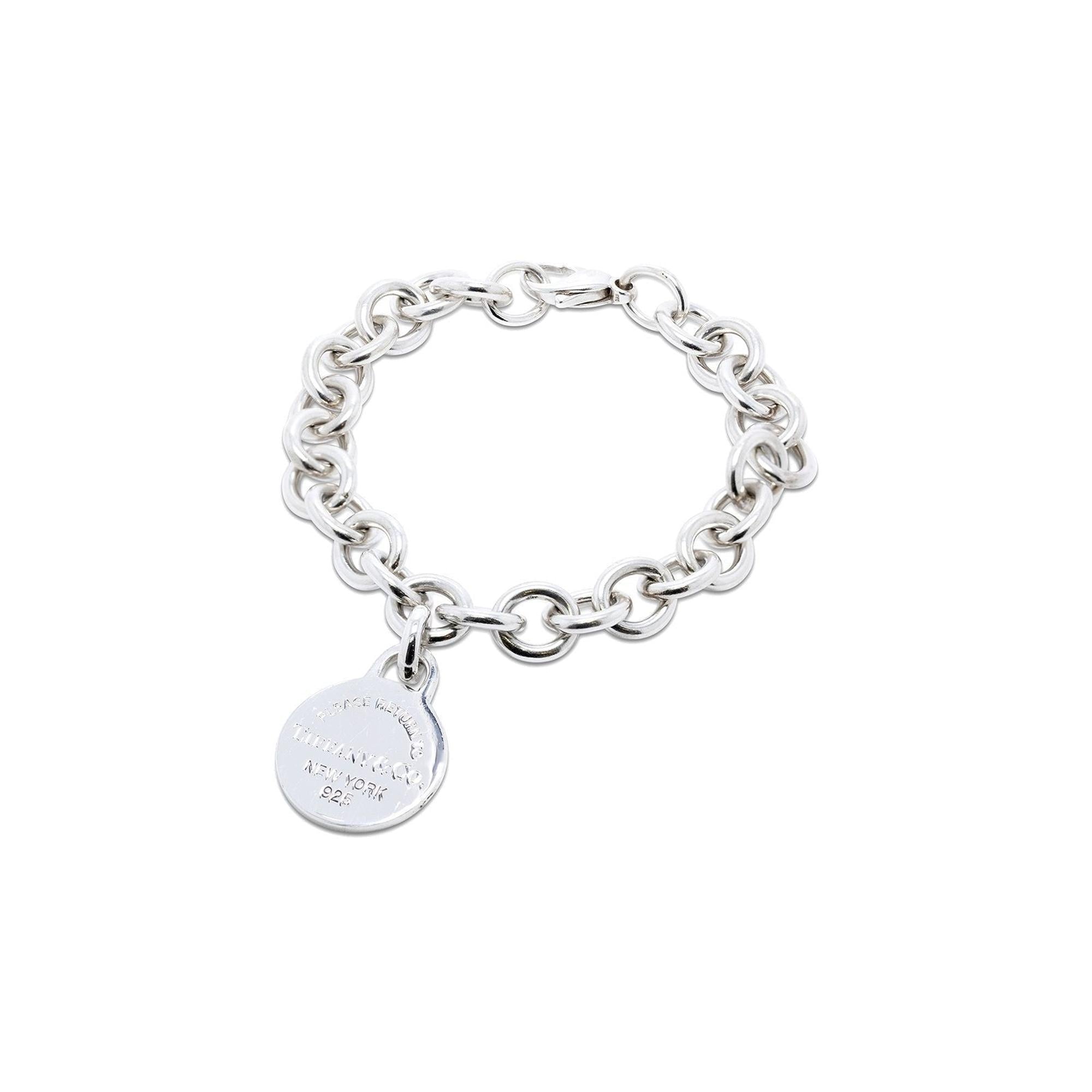 Tiffany & Co. Return to Tiffany Round Tag Charm Bracelet
