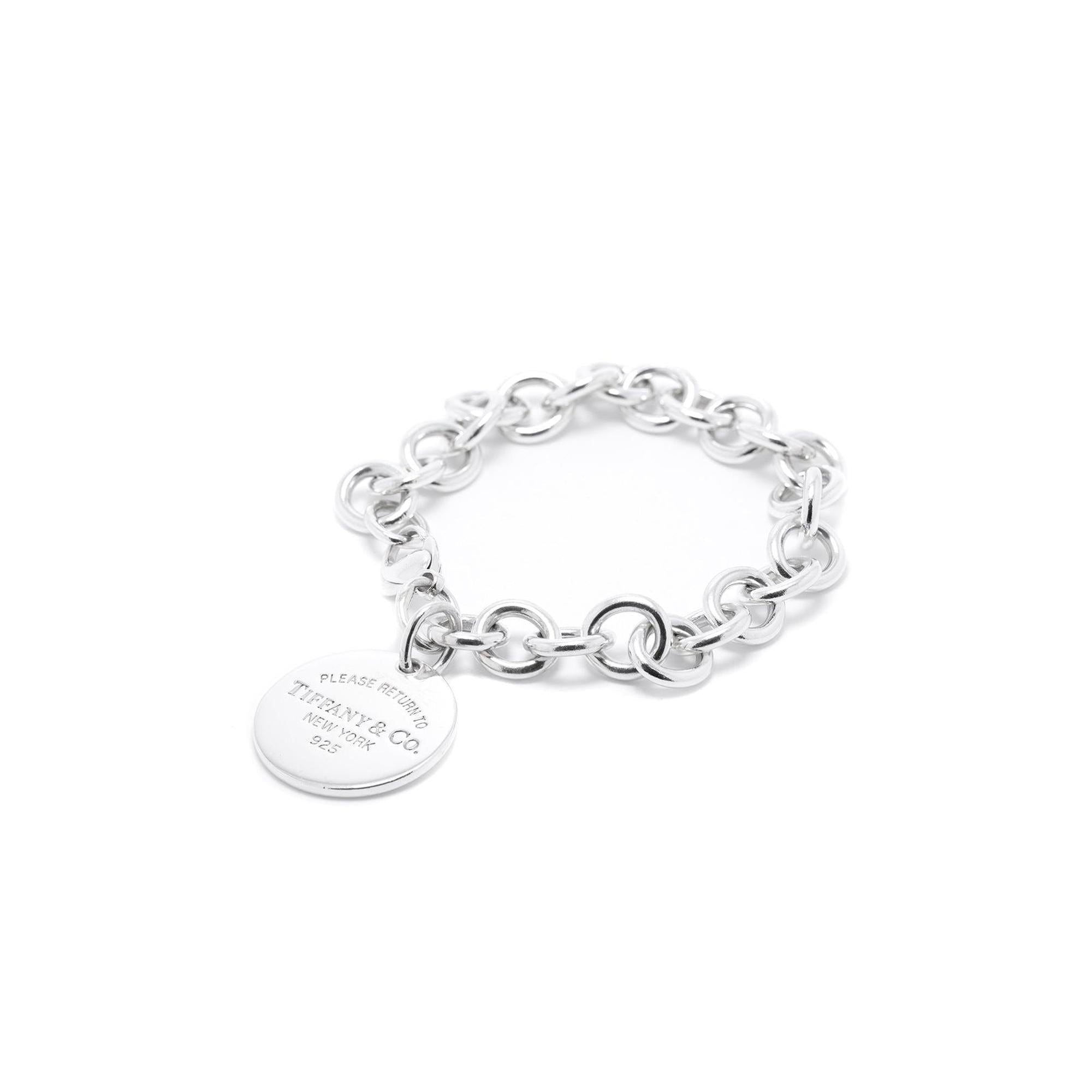 Tiffany & Co. Return to Tiffany Round Tag Charm Bracelet