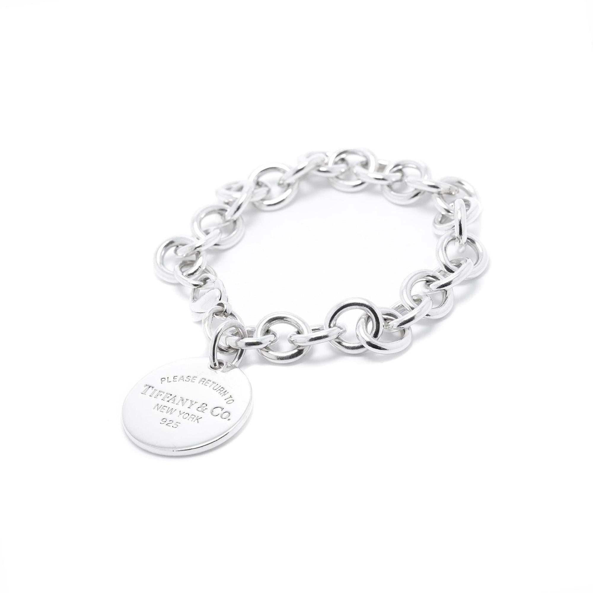 Tiffany & Co. Return to Tiffany Round Tag Charm Bracelet