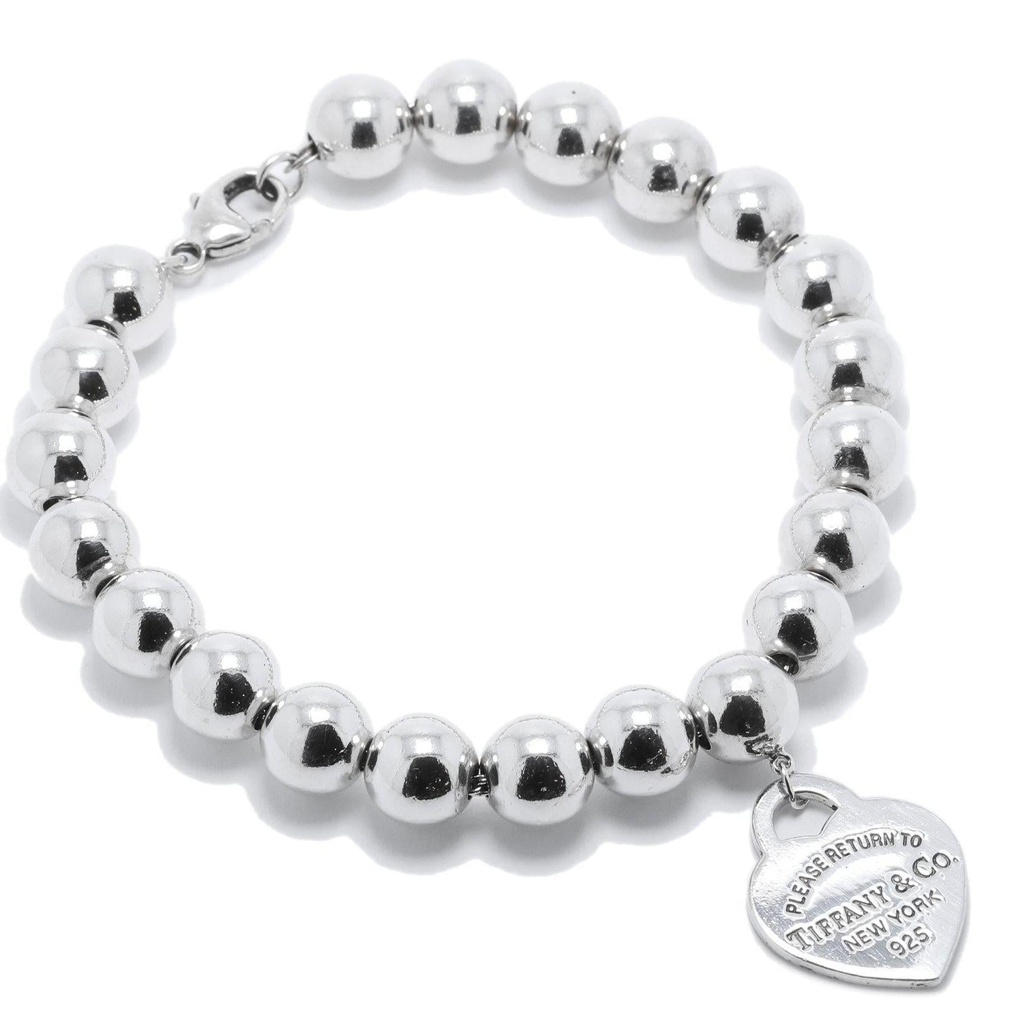 Tiffany & Co. Return to Tiffany Small Heart Tag Bead Bracelet