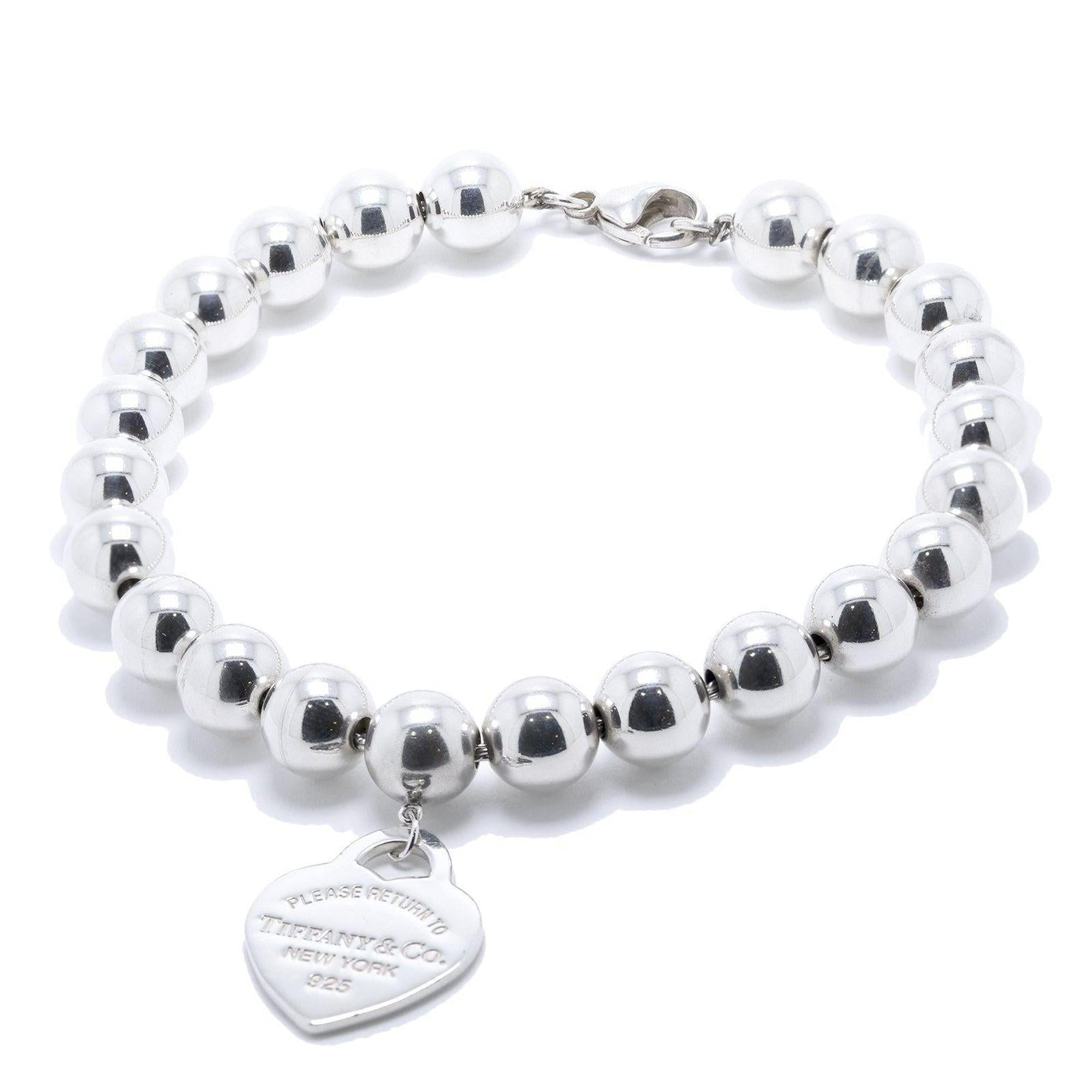 Tiffany & Co. Return to Tiffany Small Heart Tag Bead Bracelet