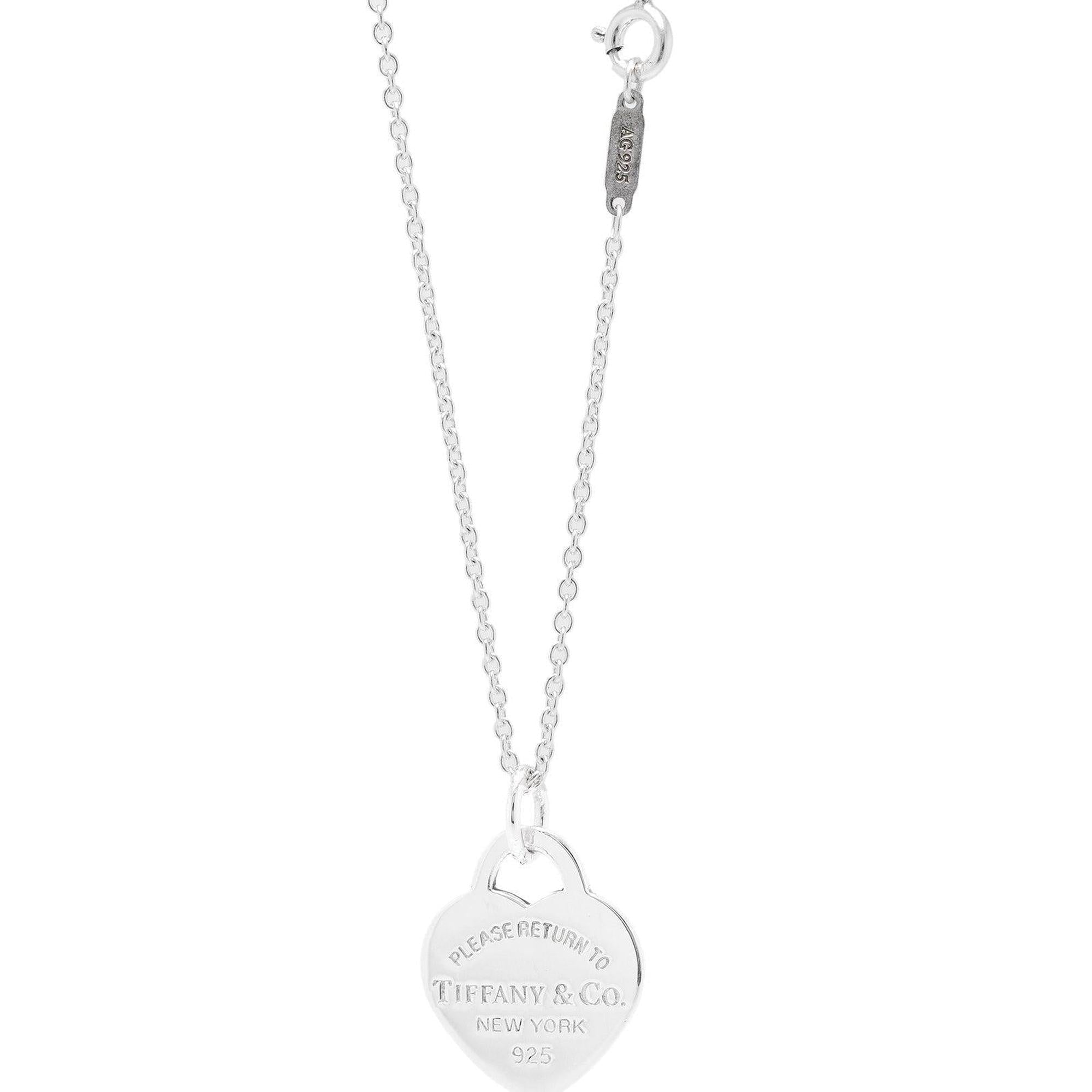 Tiffany & Co. Return to Tiffany Small Heart Tag Pendant Necklace