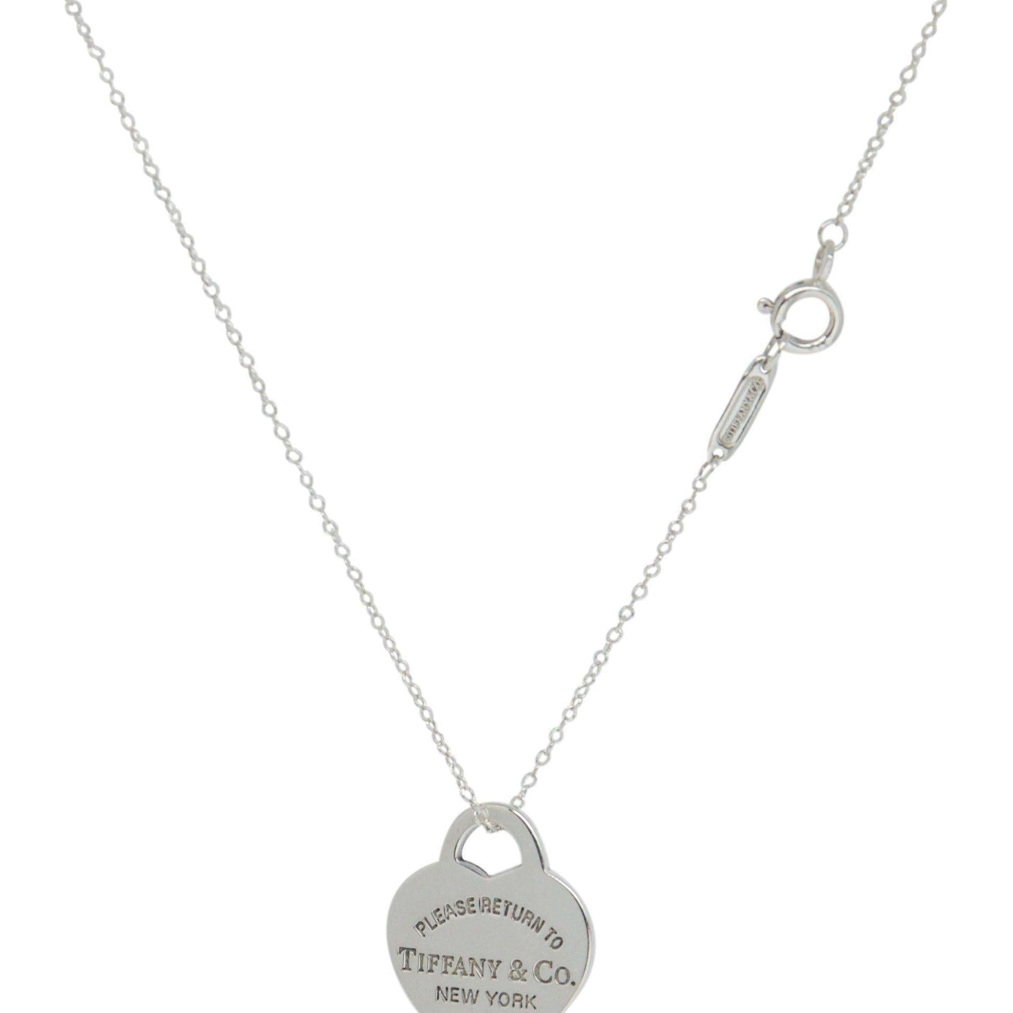 Tiffany & Co. Return to Tiffany Small Heart Tag Pendant Necklace