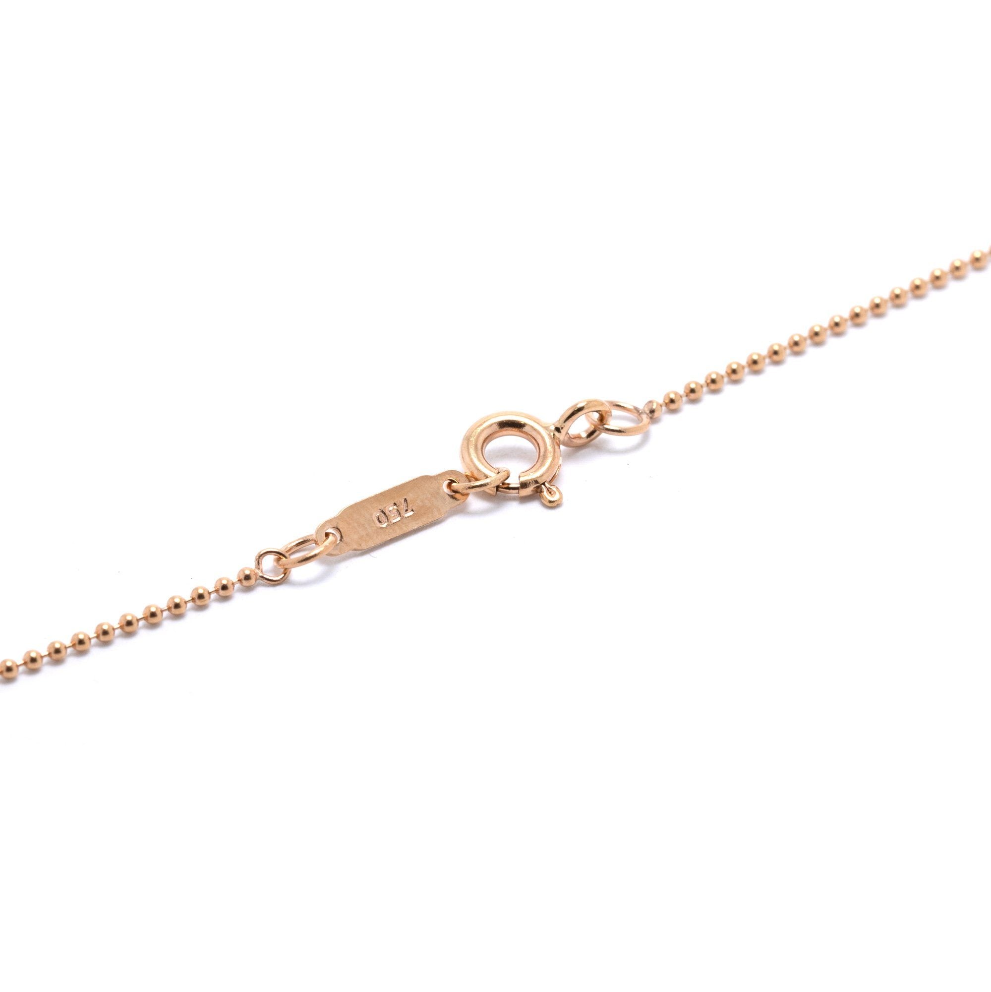 Tiffany & Co. Rose Gold Return to Tiffany Heart Key Pendant Necklace