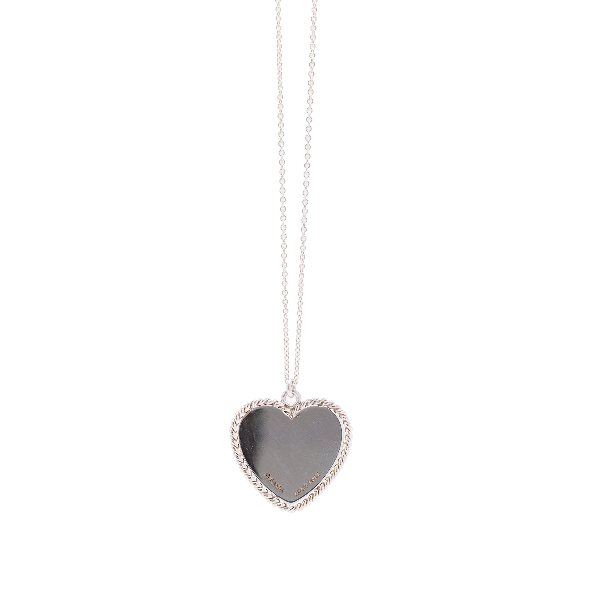 Tiffany & Co. Small Twist Heart Charm Necklace