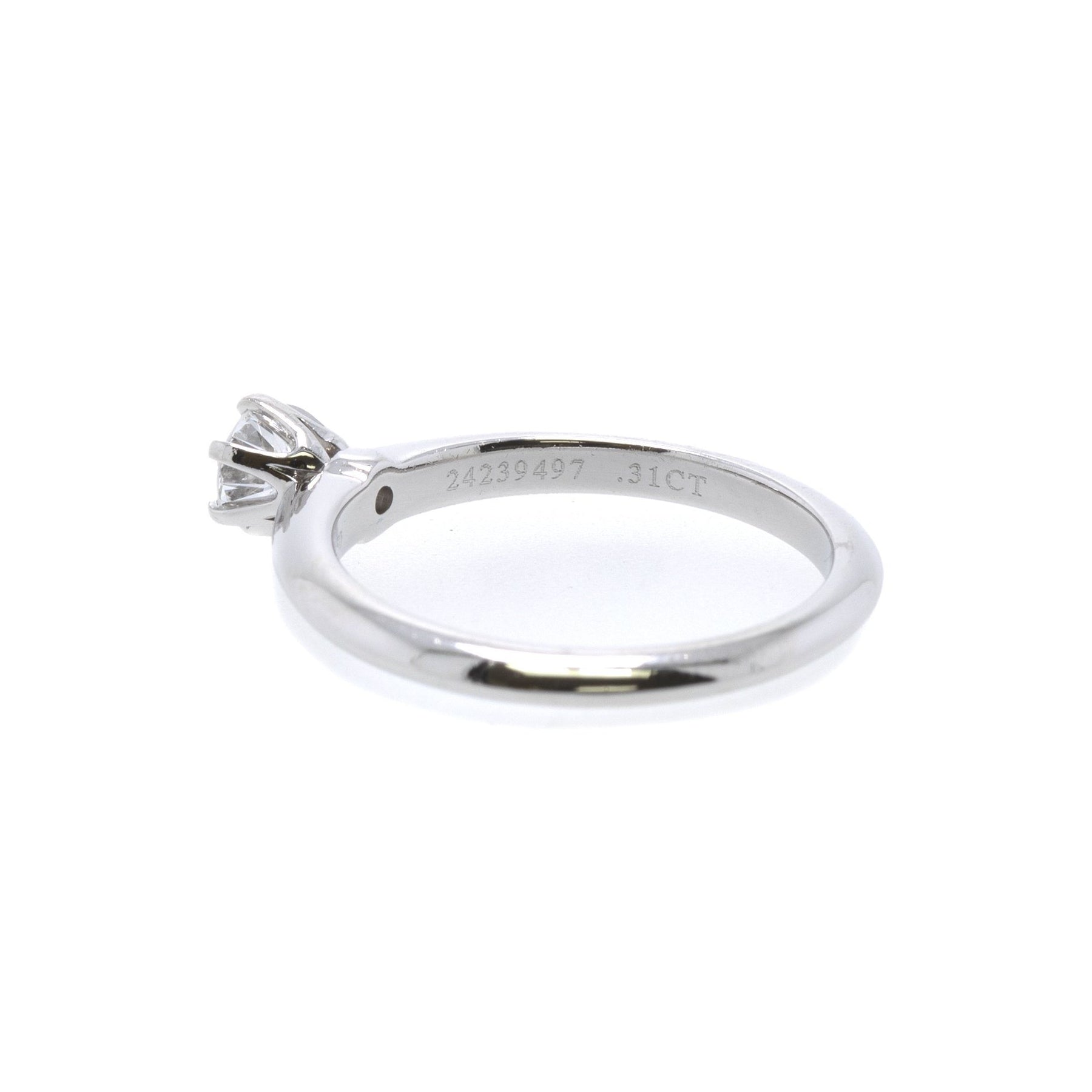 Tiffany & Co. Solitaire 0.31 ct. Round Diamond Engagement Ring