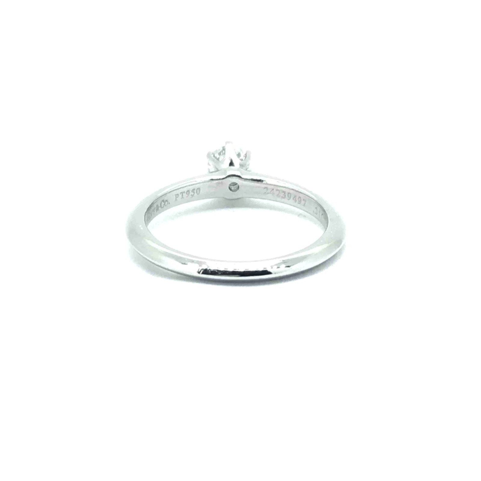 Tiffany & Co. Solitaire 0.31ct Round Diamond Engagement Ring