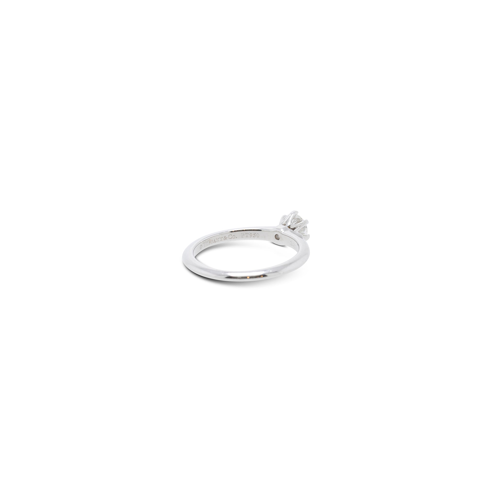 Tiffany & Co. Solitaire 0.42 ct. Diamond Engagement Ring