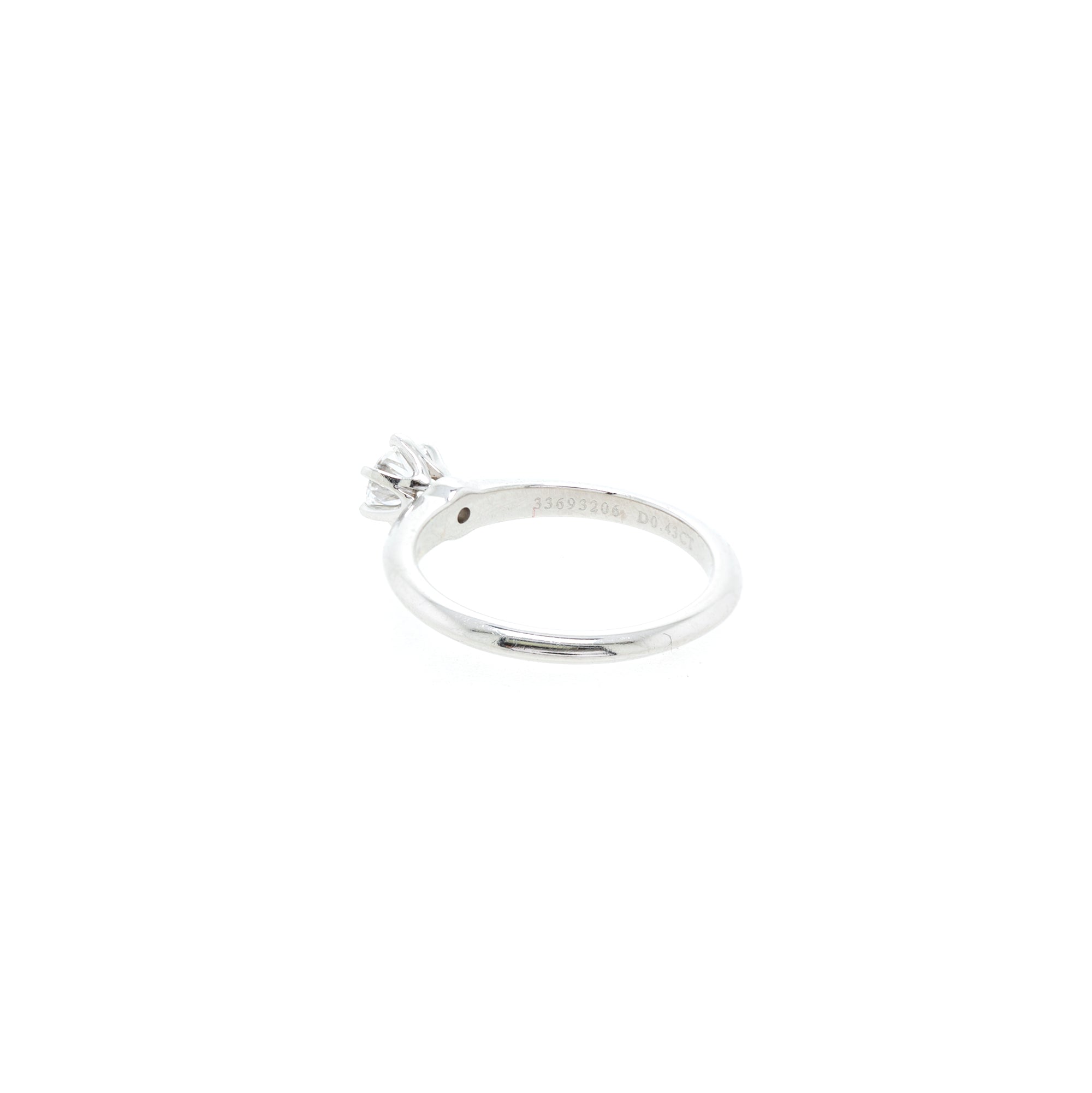 Tiffany & Co. Solitaire 0.43 ct. Diamond Engagement Ring