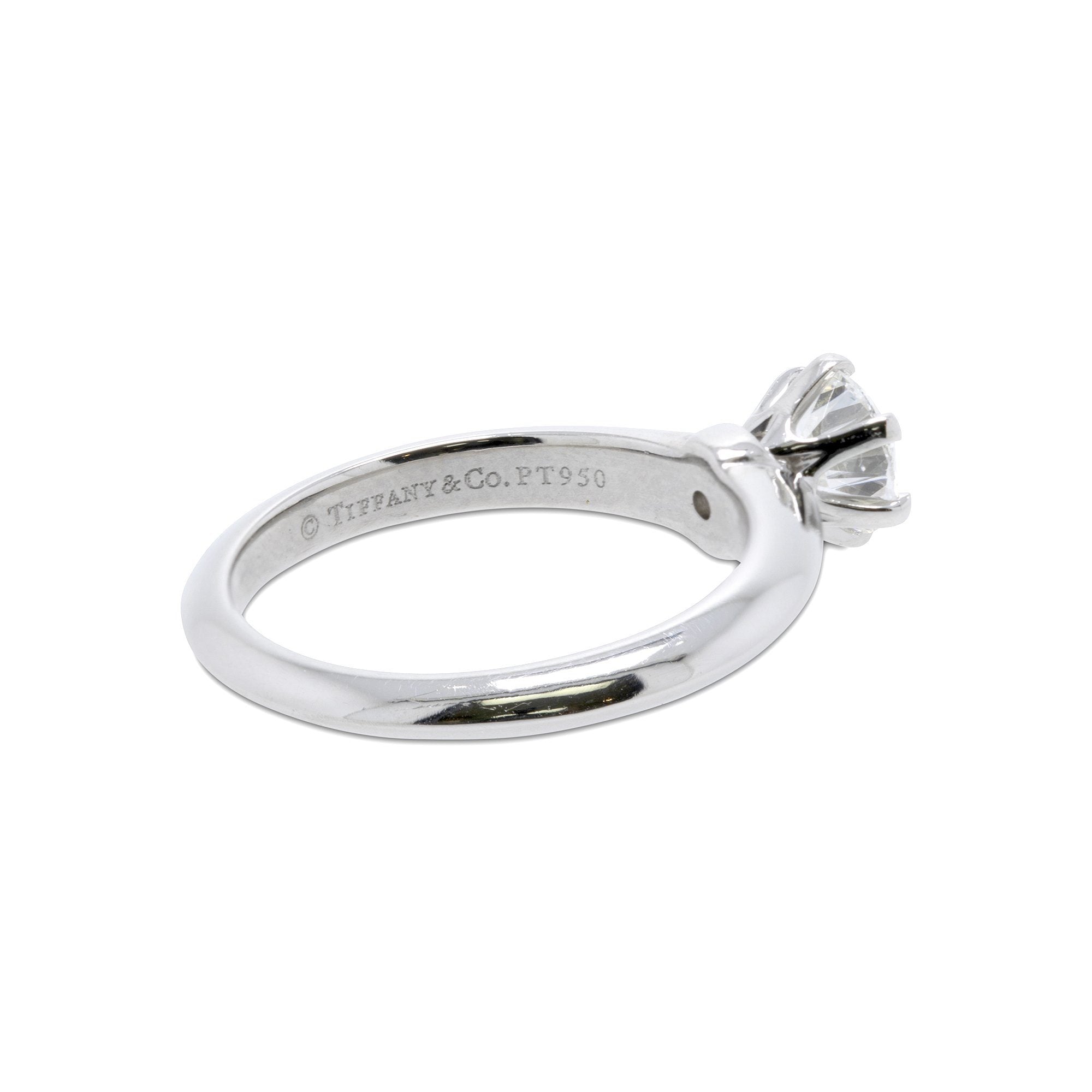 Tiffany & Co. Solitaire 0.70 ct. Round Diamond Engagement Ring