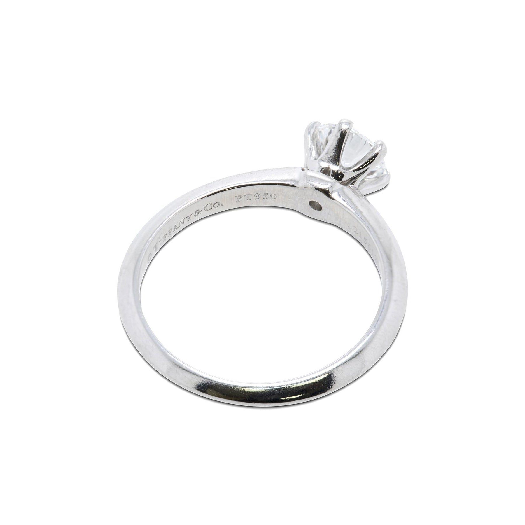 Tiffany & Co. Solitaire 0.73 ct. Round Diamond Engagement Ring