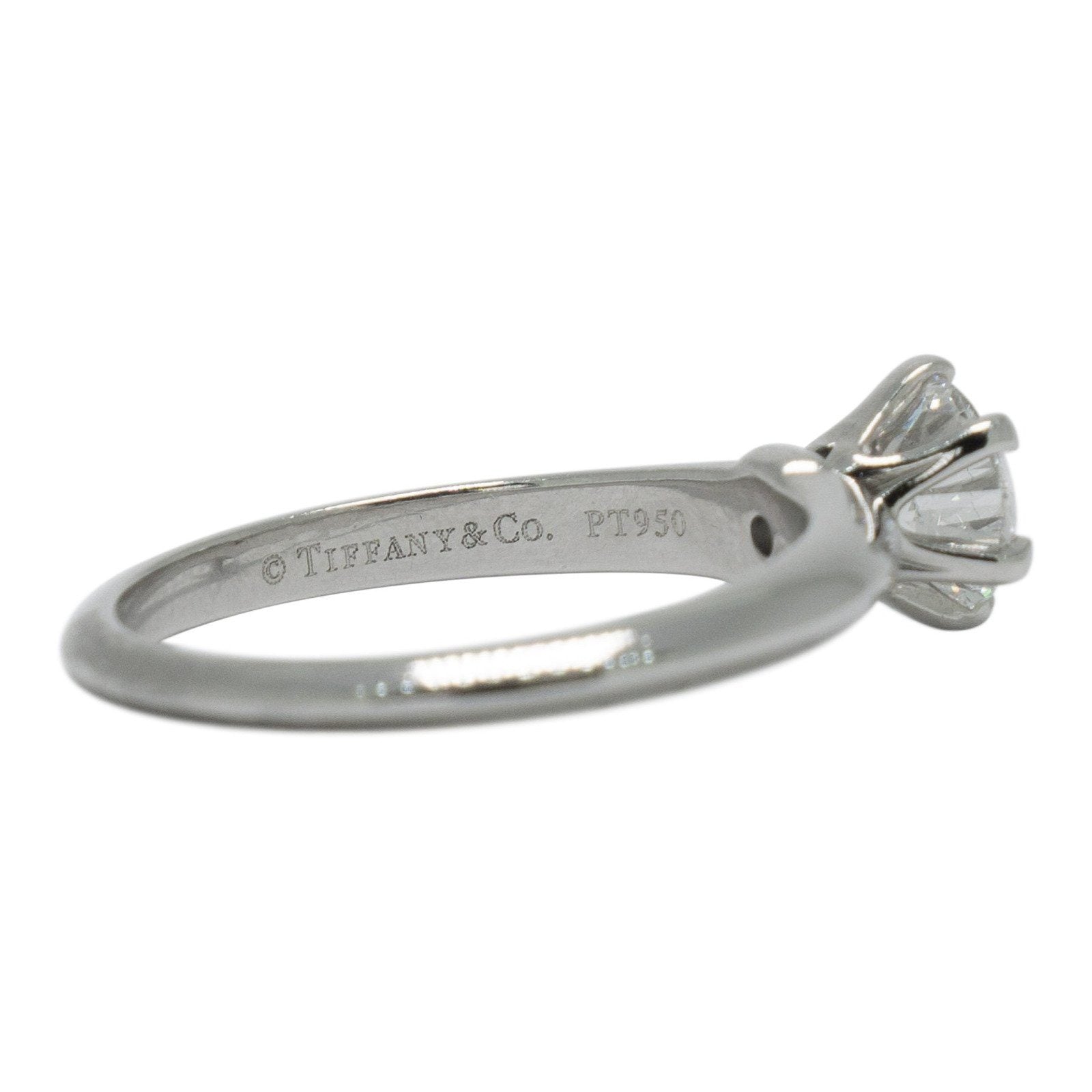 Tiffany & Co. Solitaire 0.73ct Round Diamond Engagement Ring