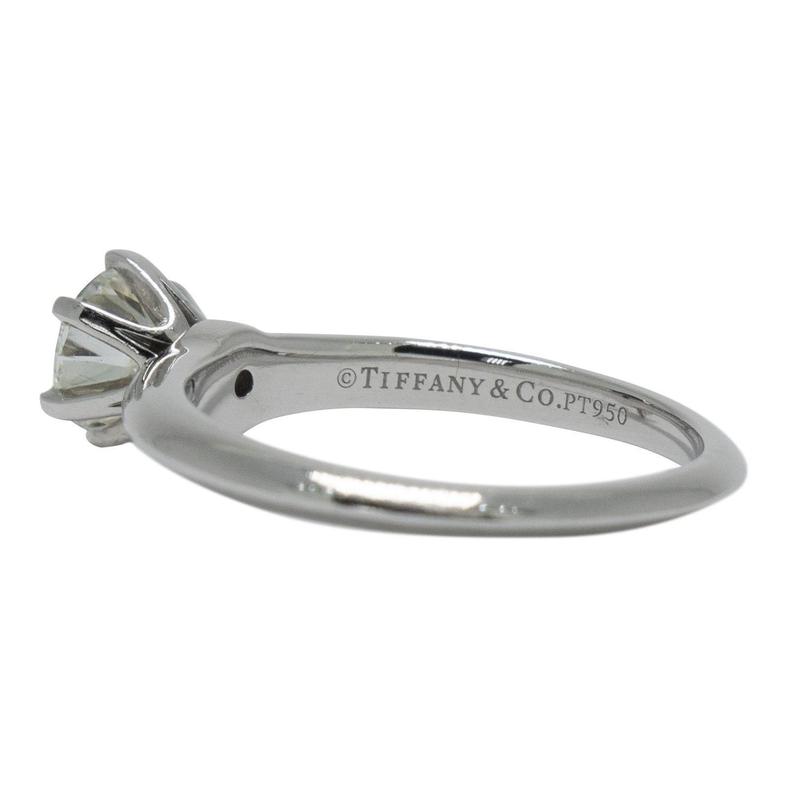 Tiffany & Co. Solitaire 0.92ct Round Diamond Engagement Ring
