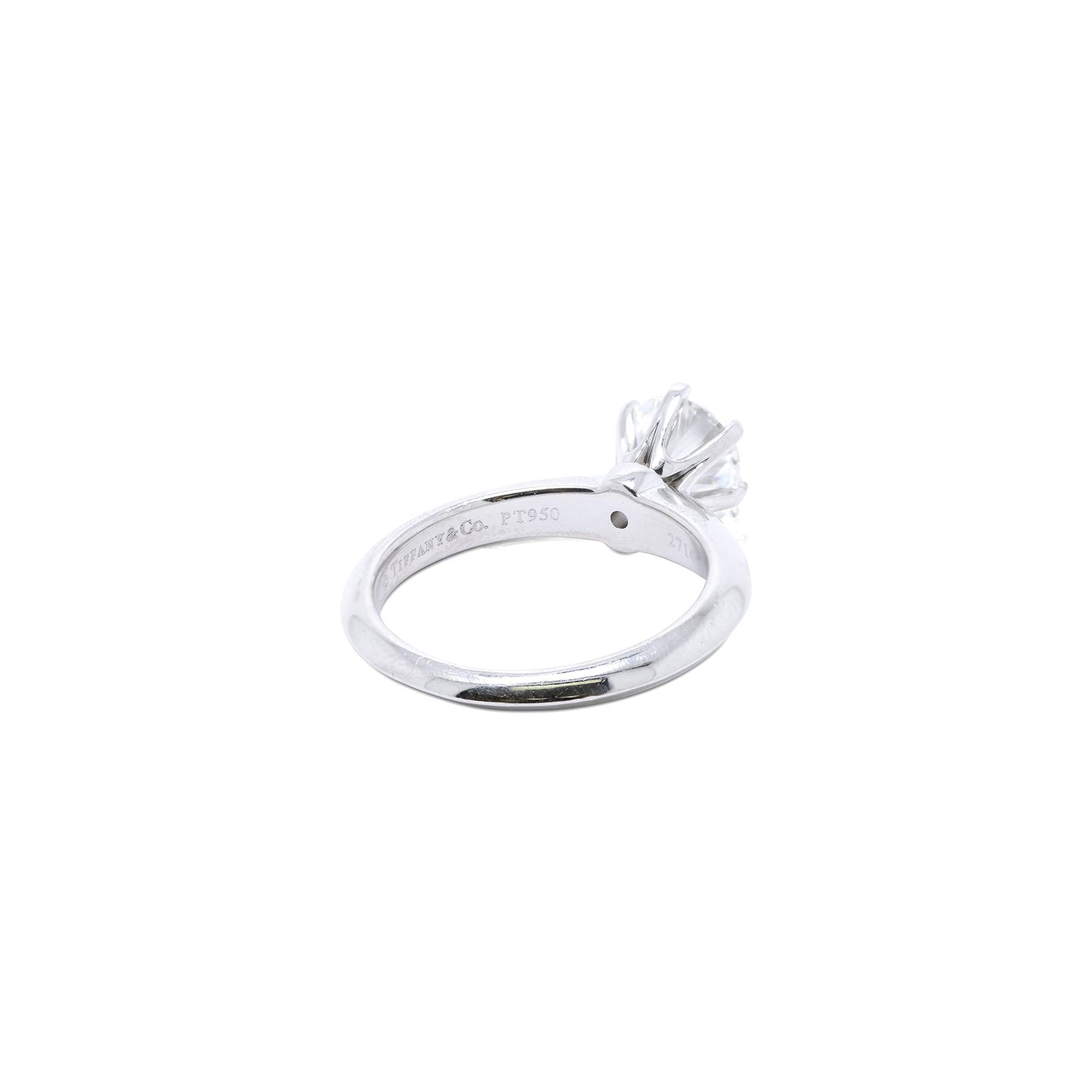 Tiffany & Co. Solitaire 1.00 ct. Round Diamond Engagement Ring