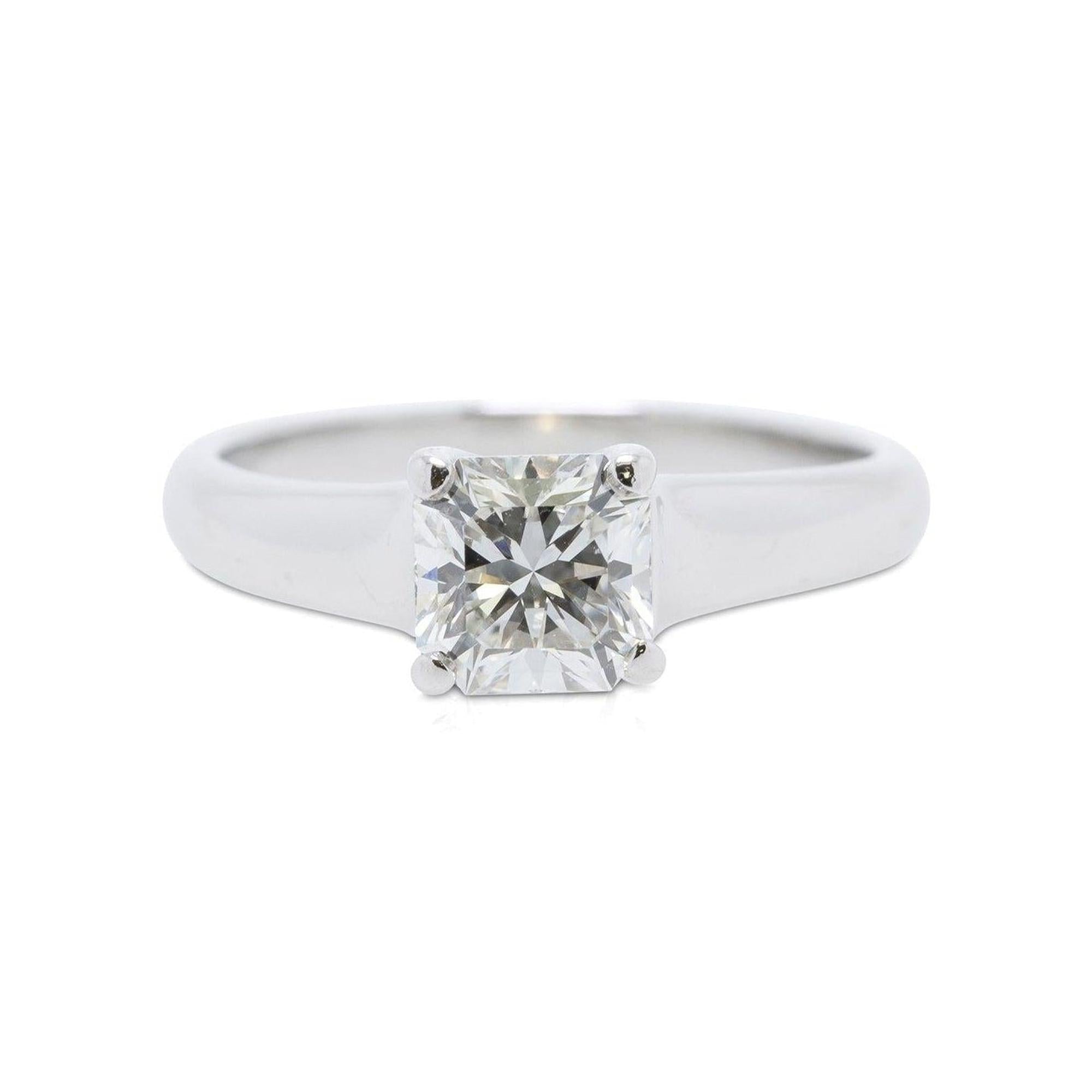 Tiffany & Co. Solitaire 1.02 ct. Lucida Diamond Engagement Ring