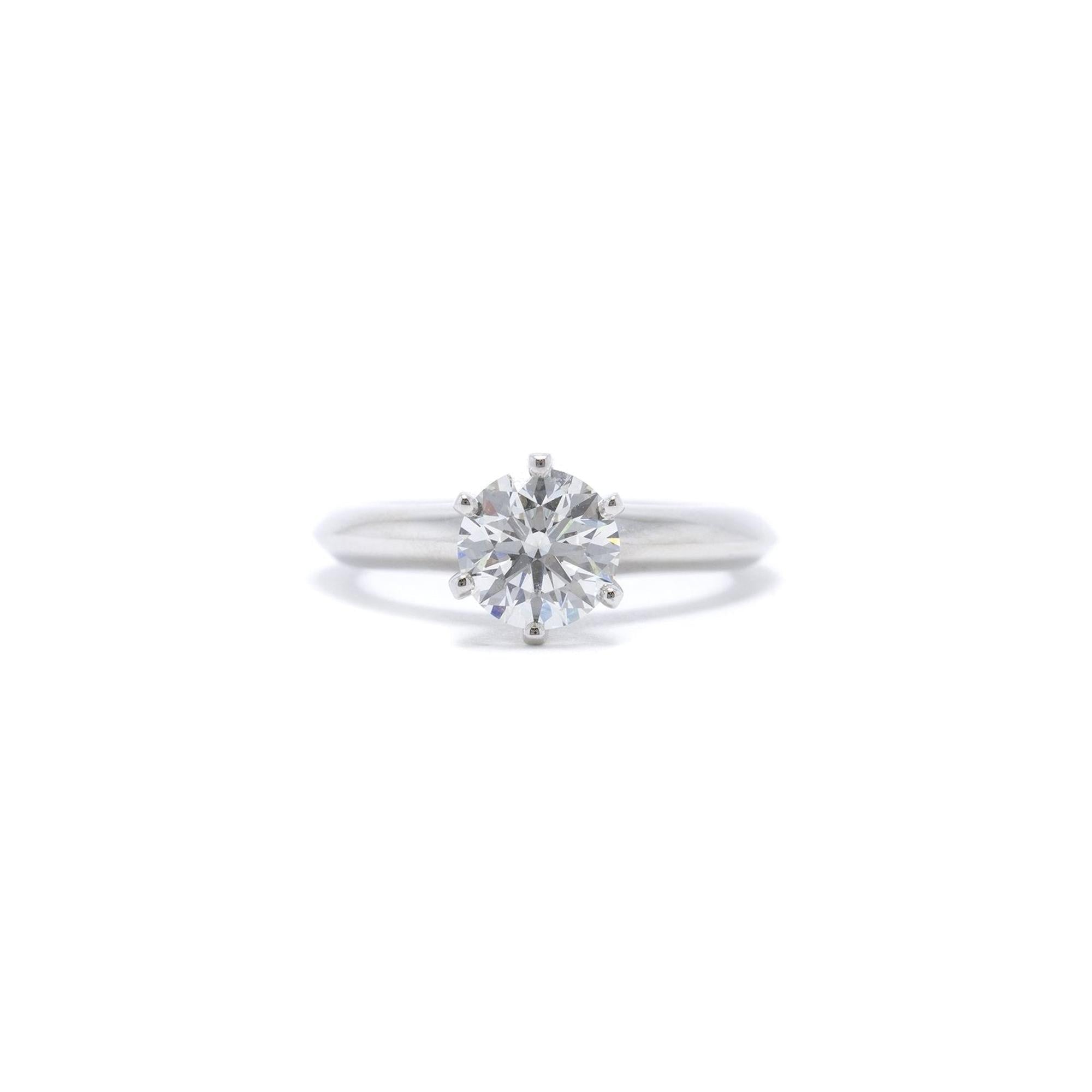 Tiffany & Co. Solitaire 1.06 ct. Diamond Engagement Ring
