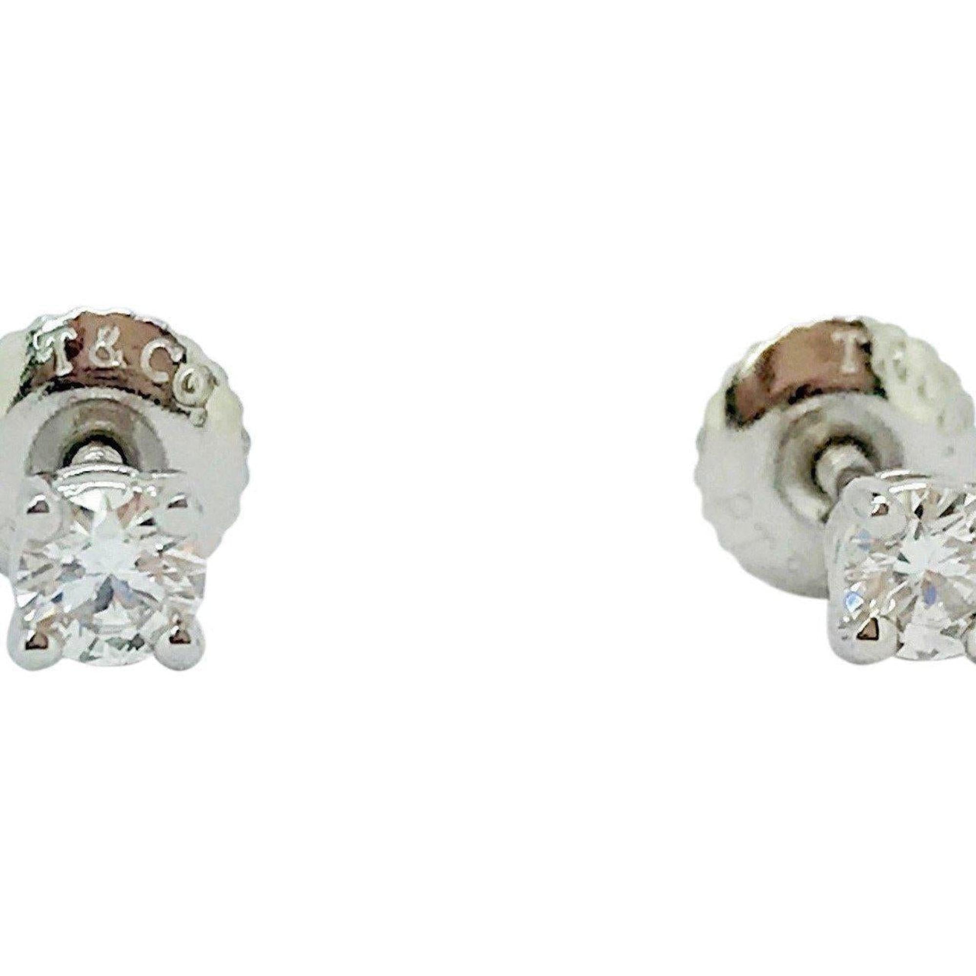 Tiffany & Co. Solitaire Diamond Earrings