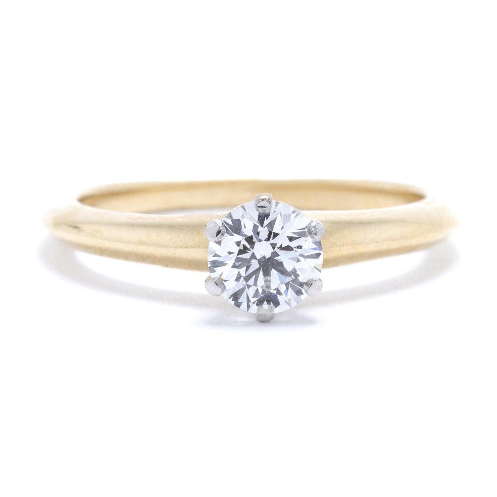 Tiffany & Co. Solitaire Diamond Engagement Ring