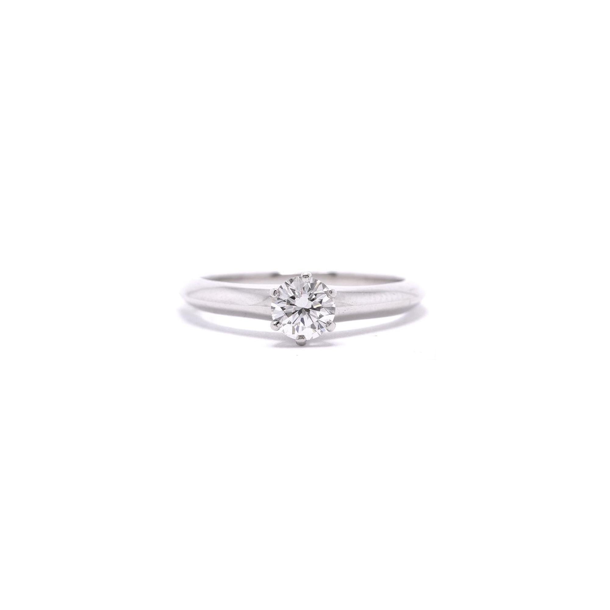 Tiffany & Co. Solitaire Diamond Engagement Ring