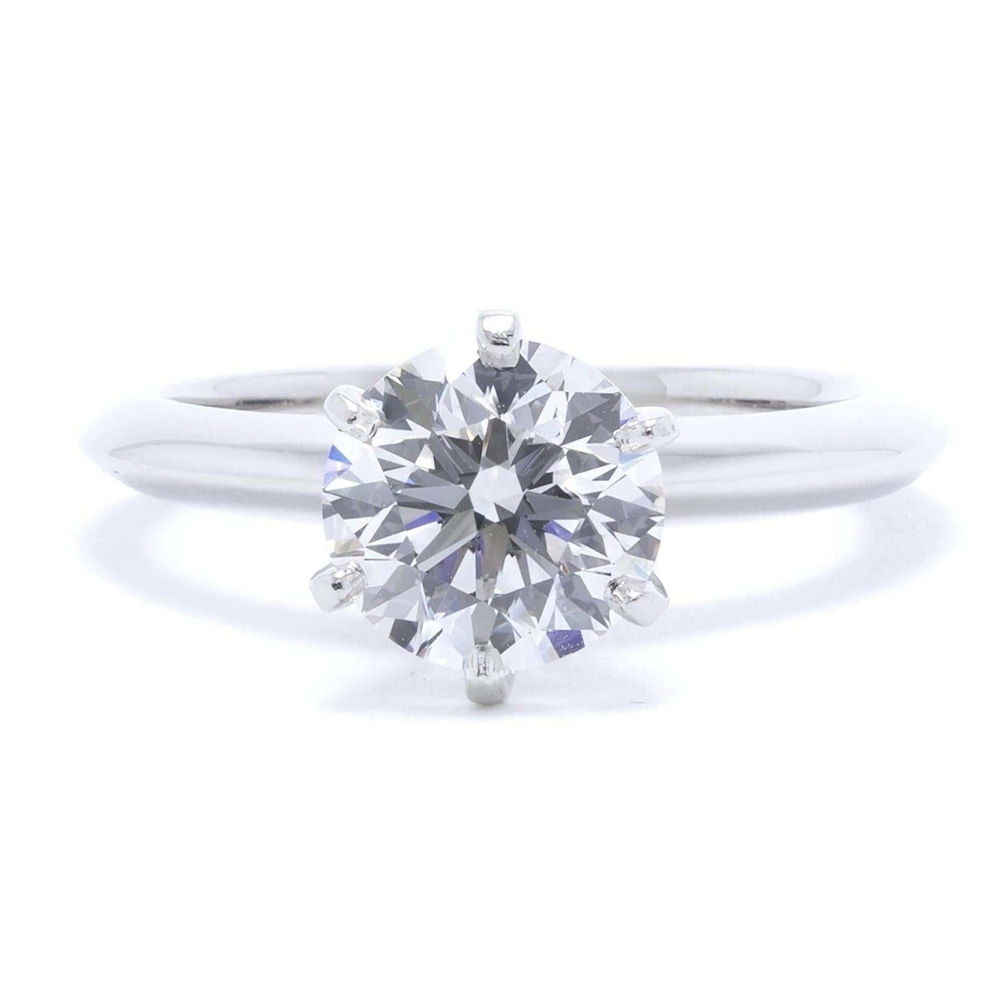 Tiffany & Co. Solitaire Diamond Engagement Ring