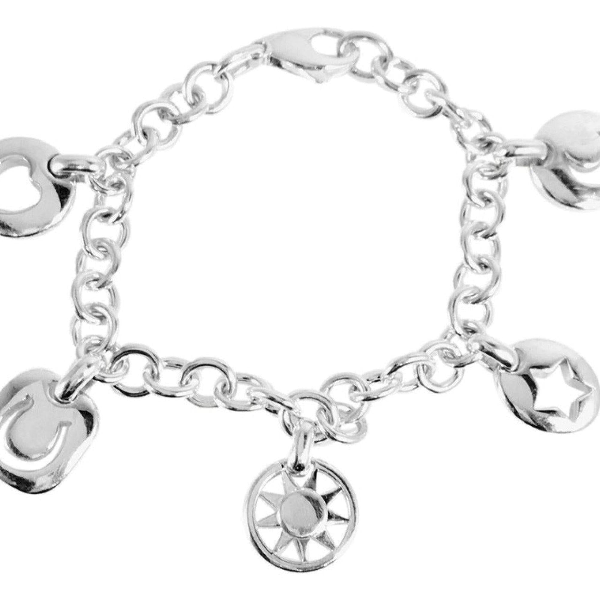 Tiffany & Co. Stencil Charms Bracelet