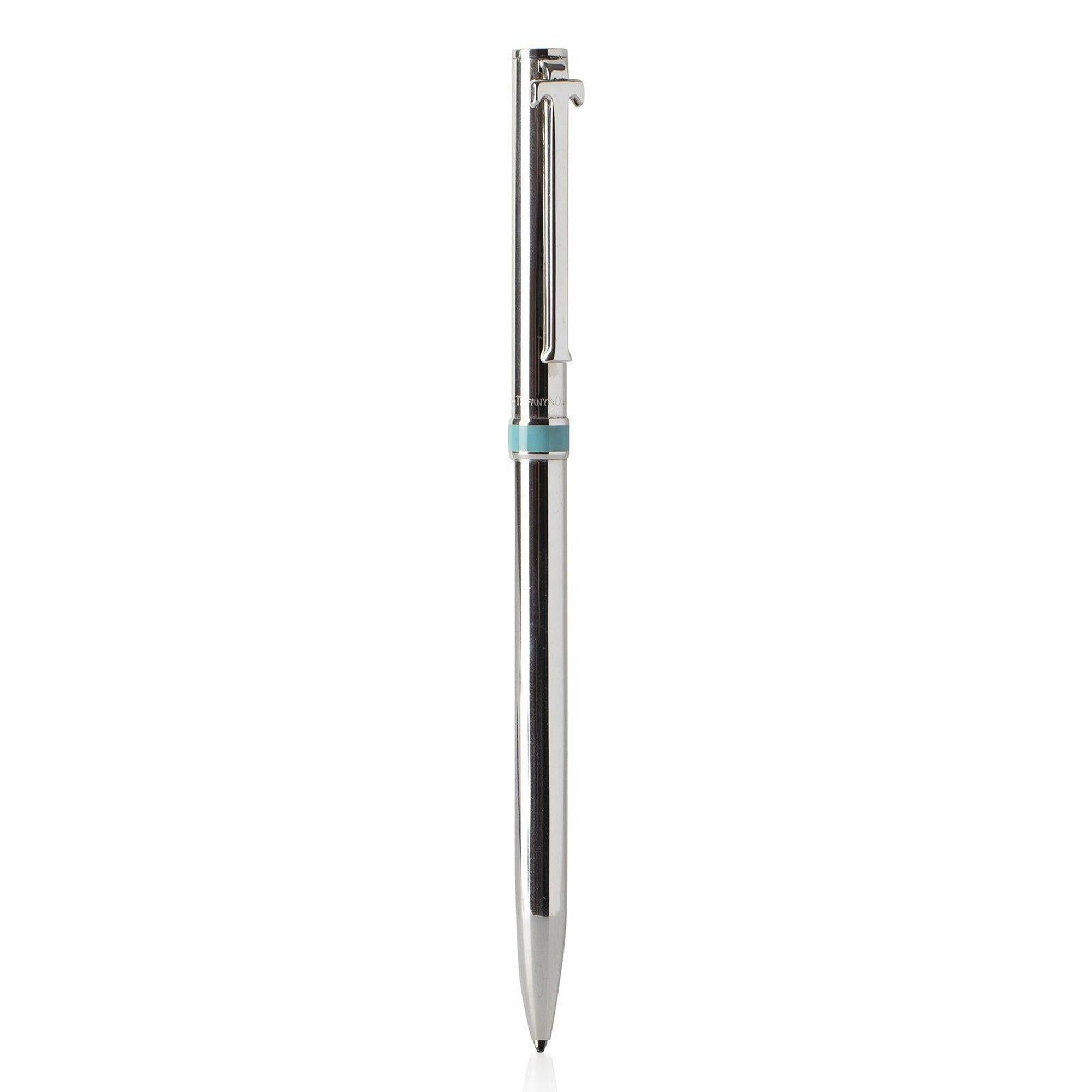 Tiffany & Co. Sterling Silver T-Clip Ballpoint Pen
