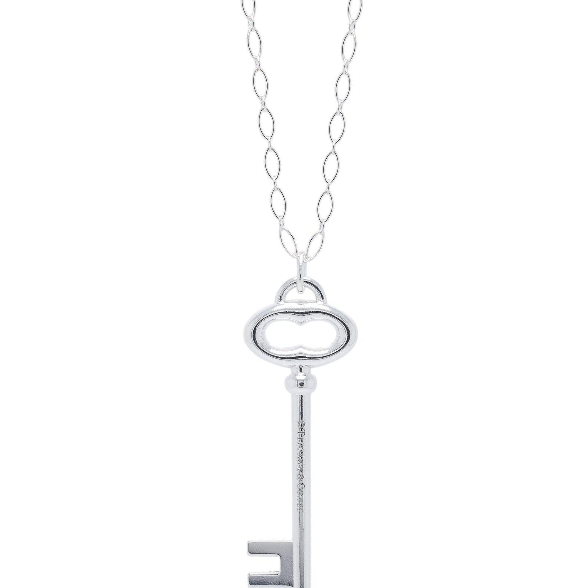 Tiffany & Co. T & Co. Key Pendant Necklace