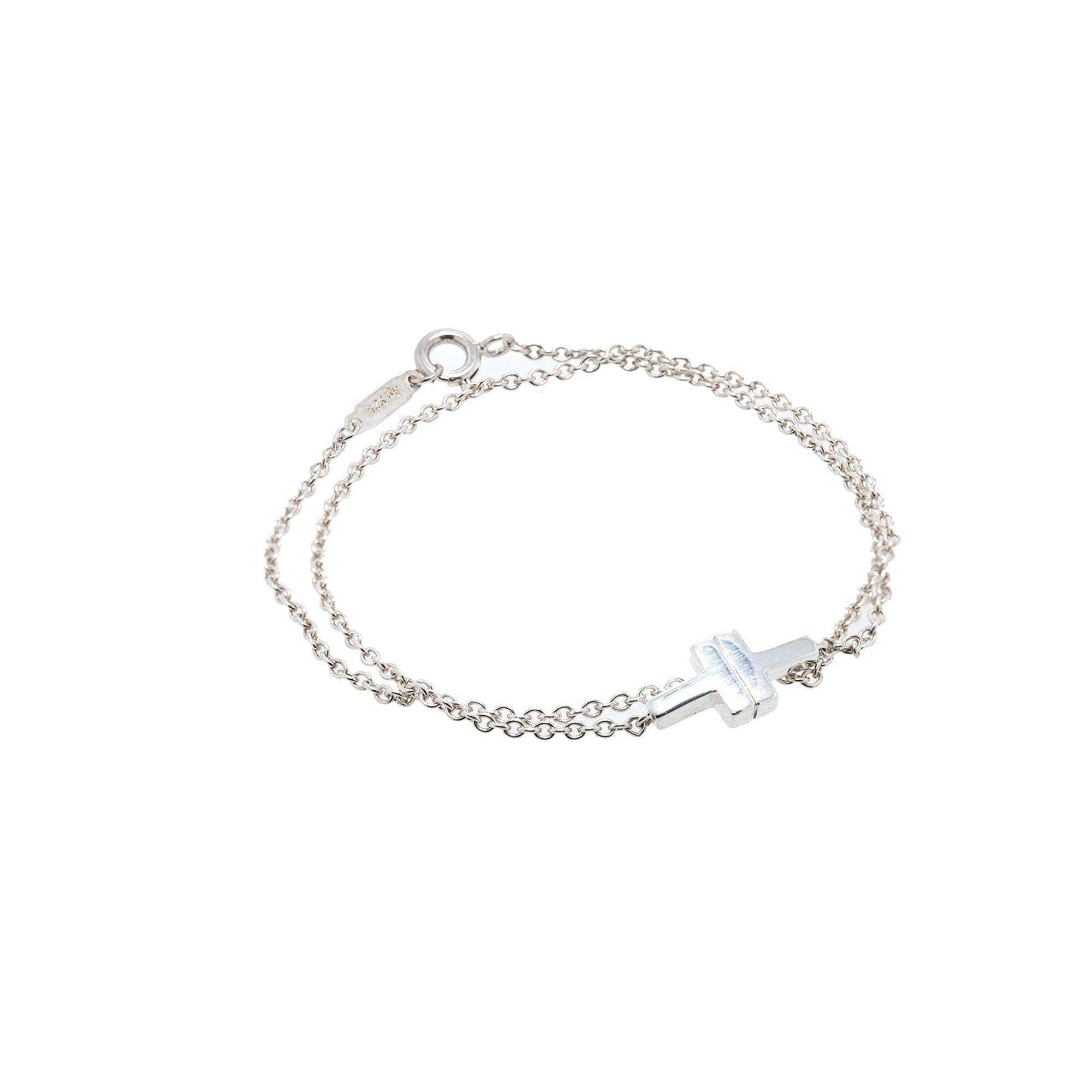 Tiffany & Co. T Double Chain Bracelet