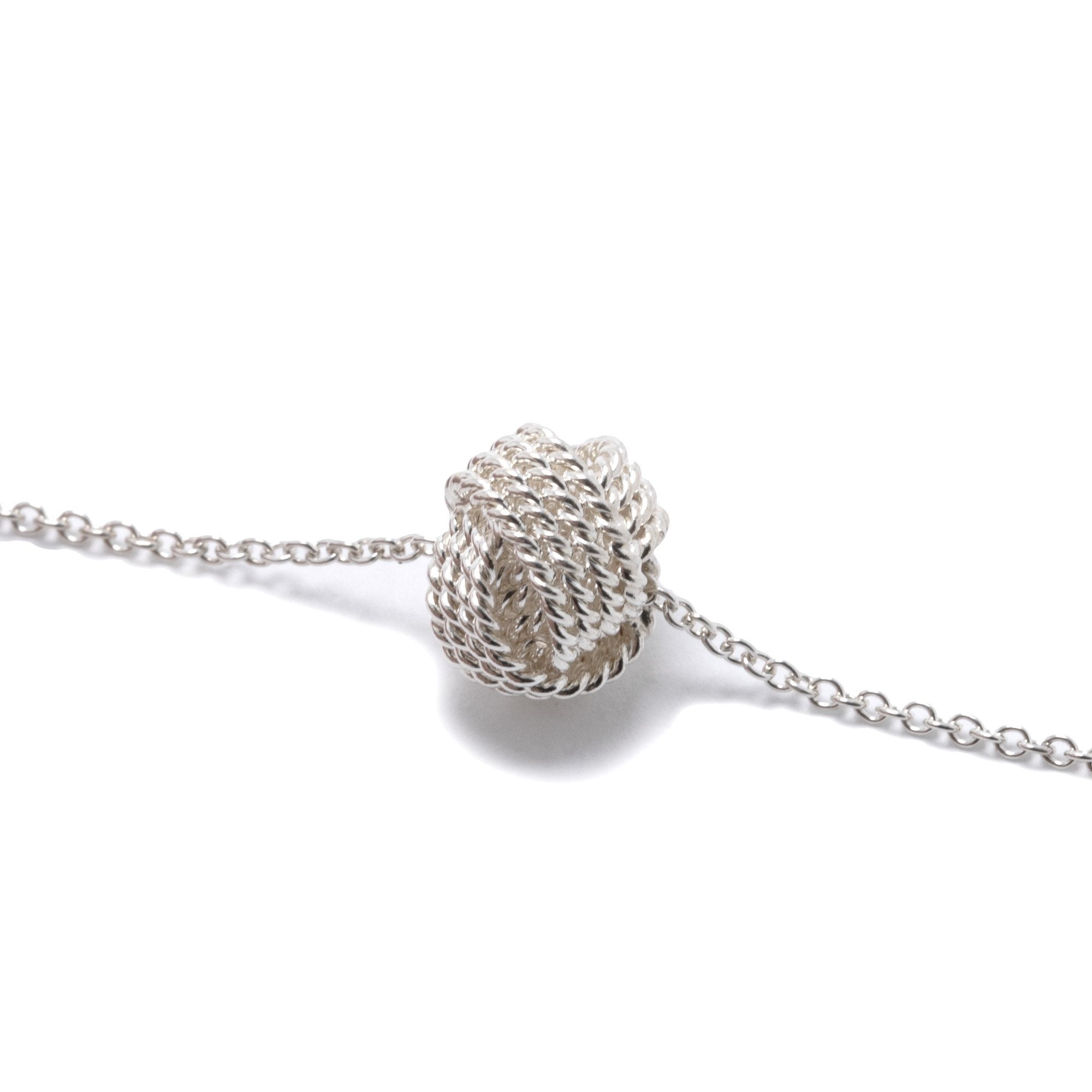 Tiffany & Co. Twist Knot Pendant Necklace