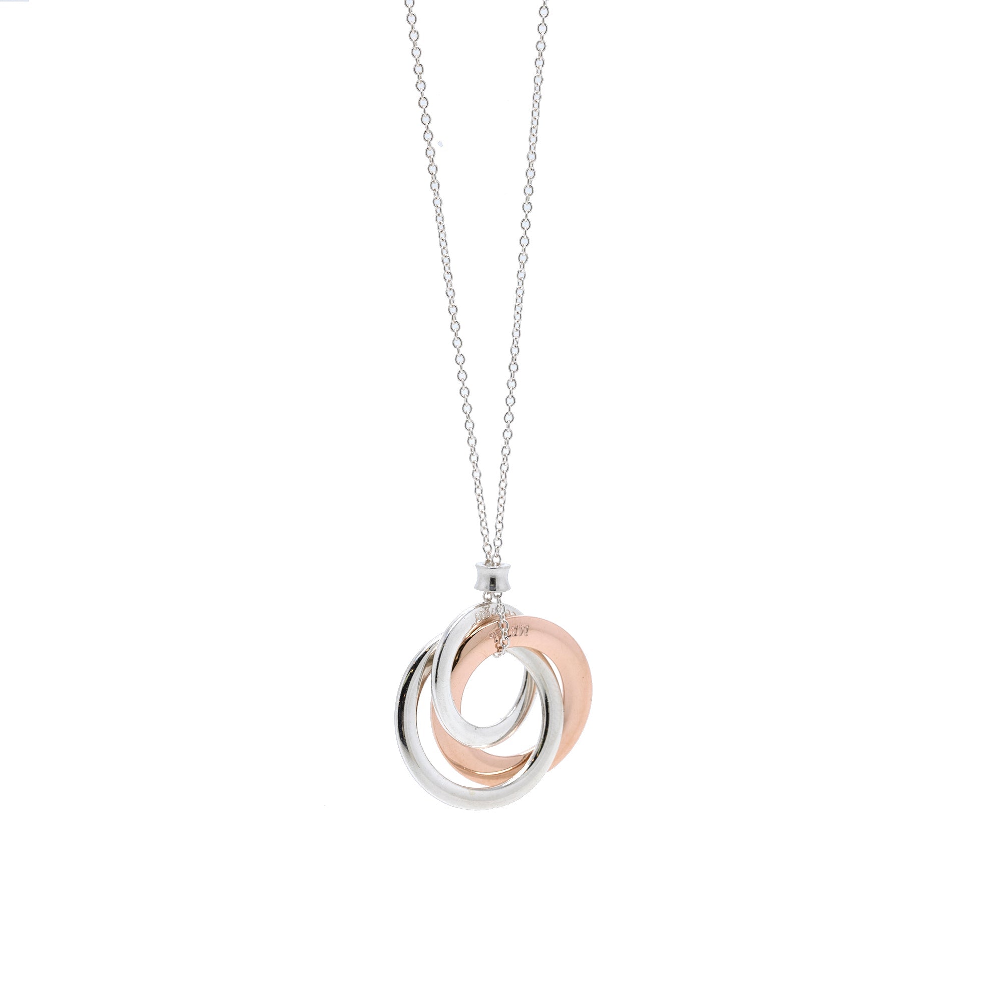 Tiffany & Co. Two-Tone 1837 Interlocking Circles Pendant Necklace